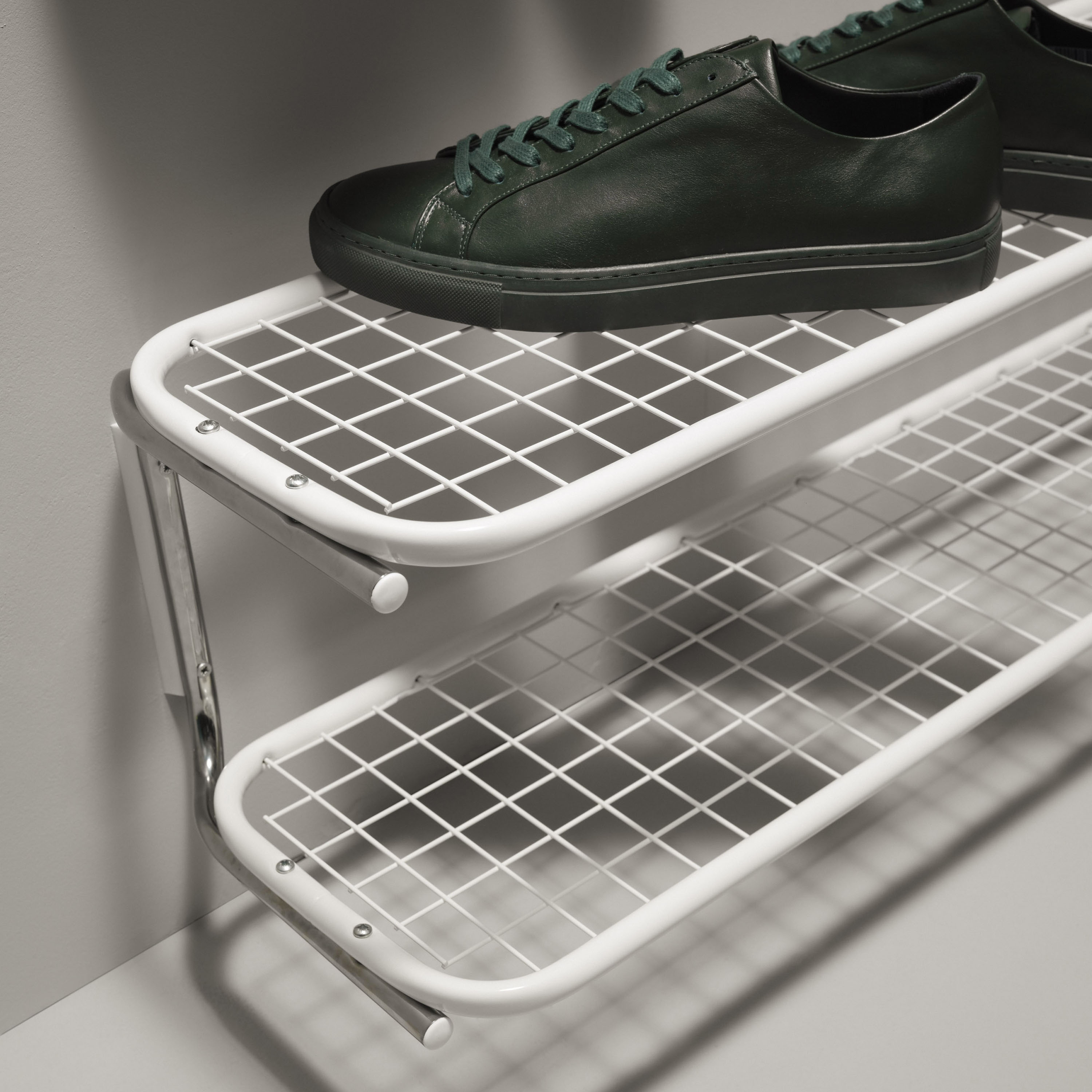 Essem Design Classic Skohylla Dubbel Vit 100cm