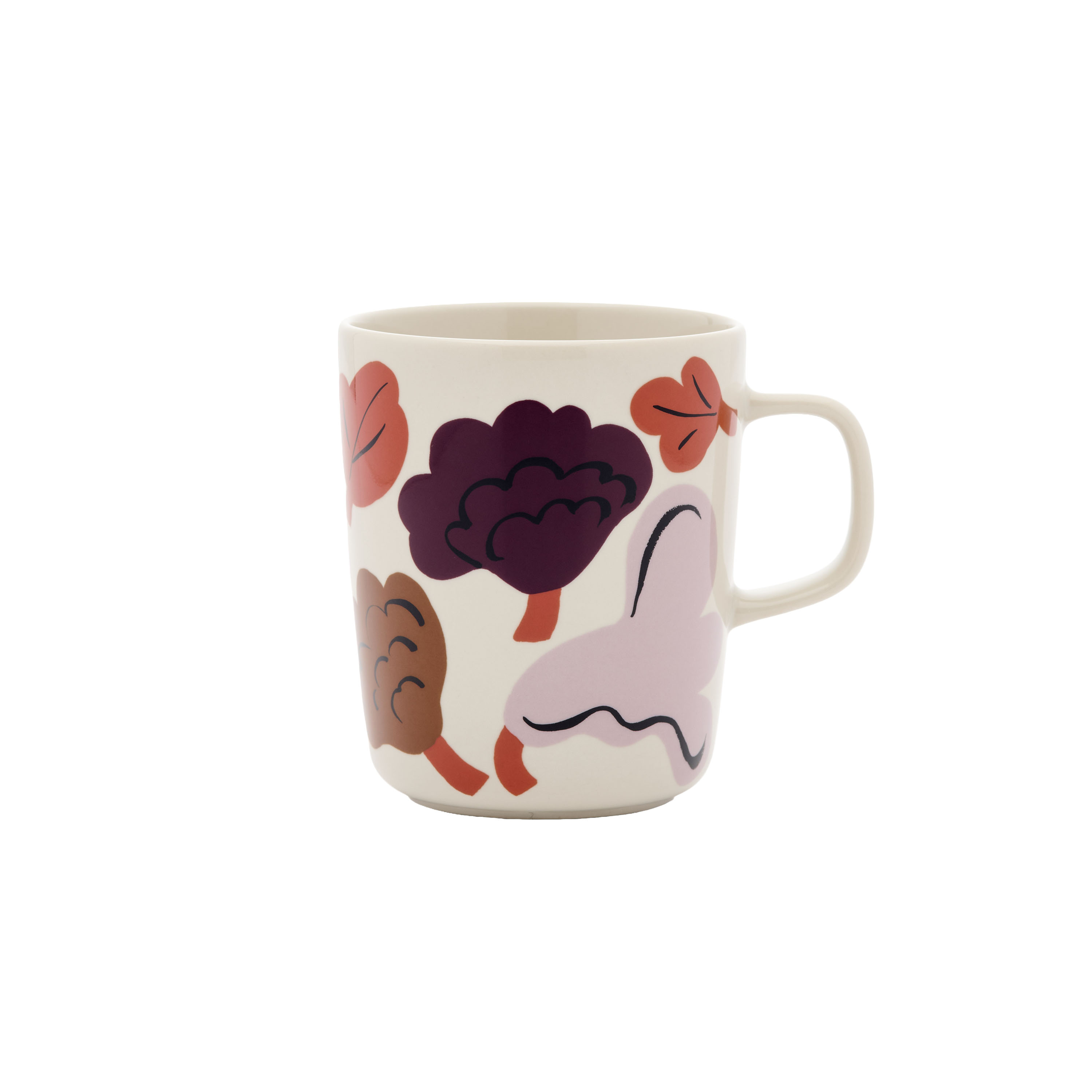 Oiva Kukasta Kukkaan Kopp Plum/Bronze/Terracotta