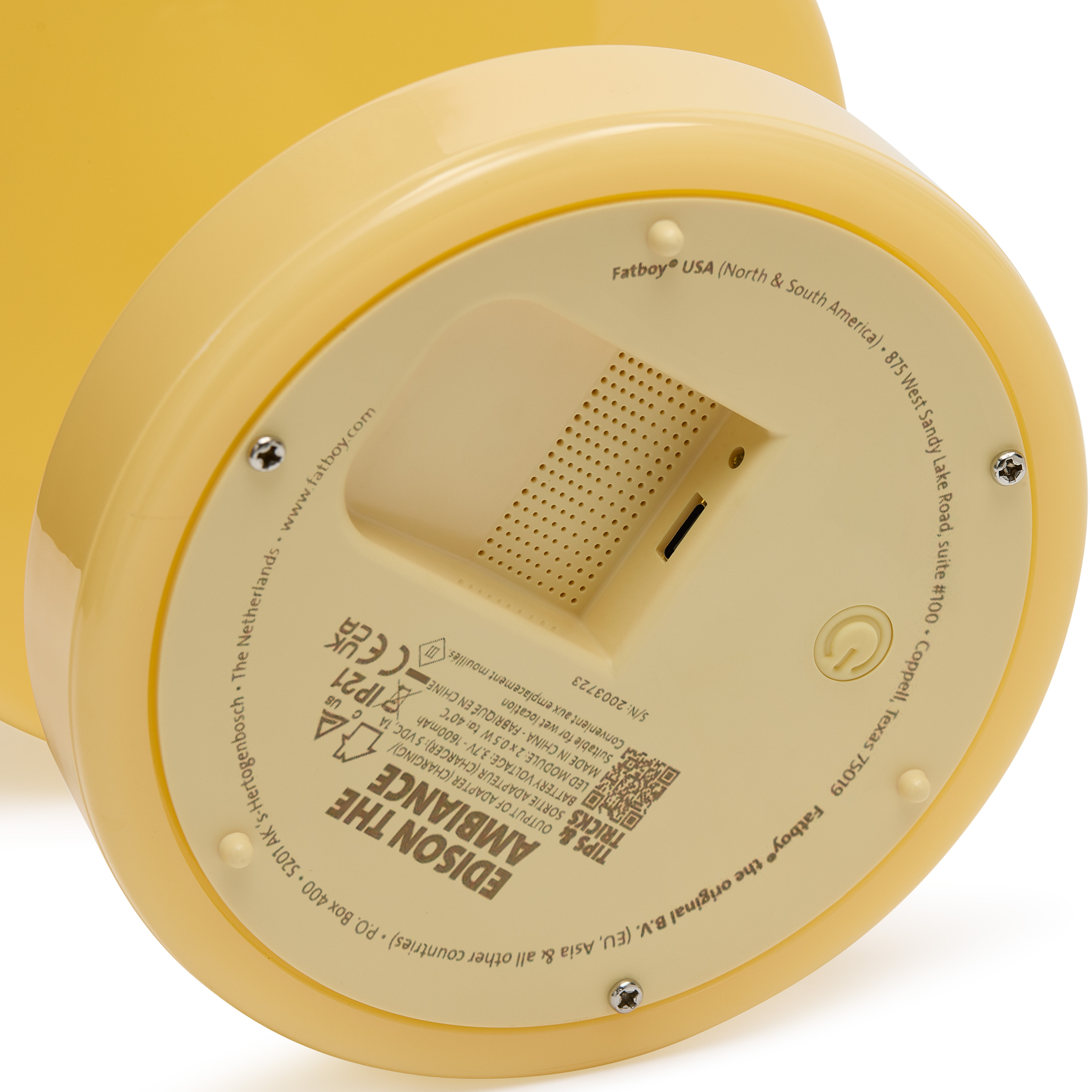 Fatboy Edison The Ambiance Bordlampe Blek Gul