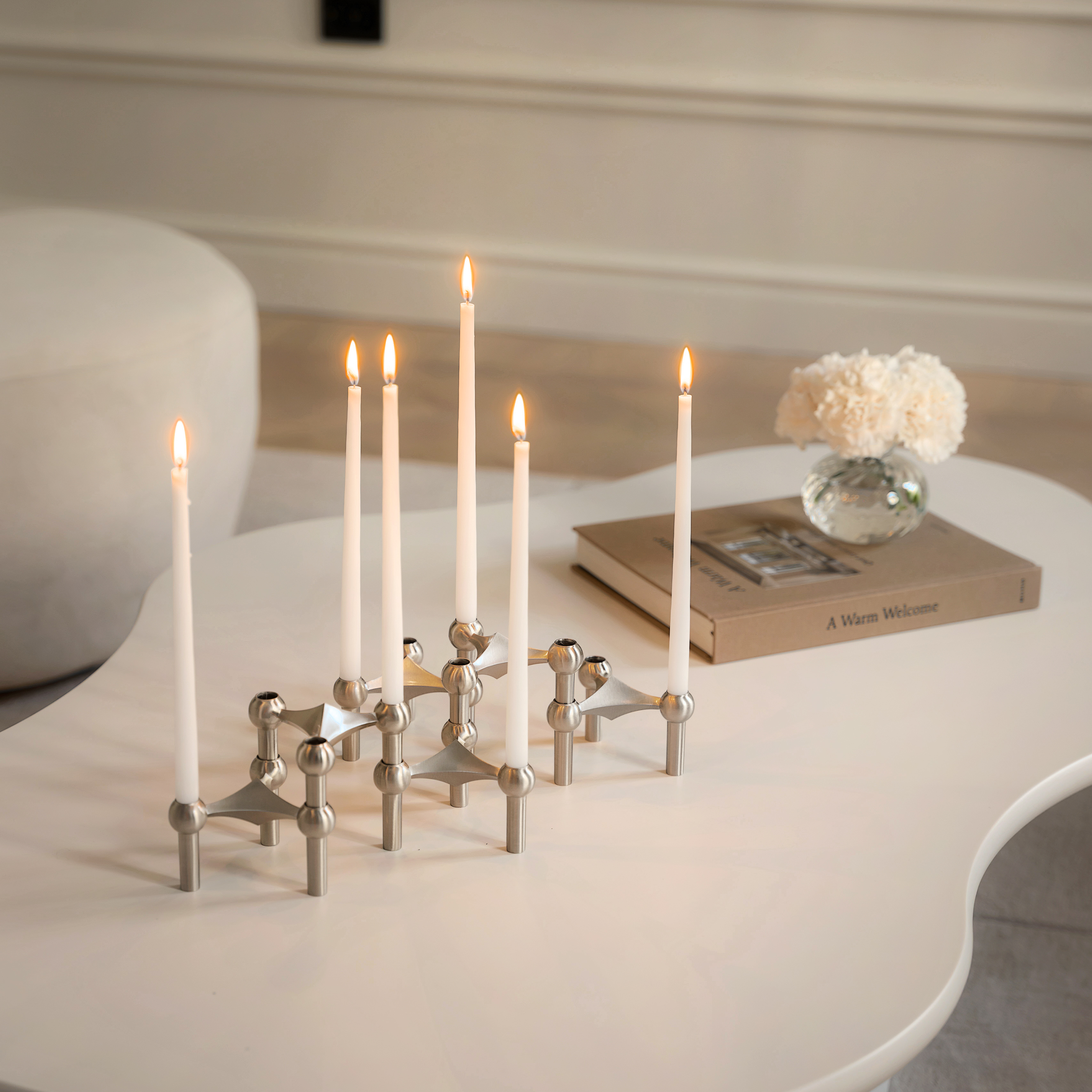 Sleepo Collection Sunday Soffbord Creme 135cm