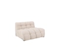 Billie 1.5-sits Soffmodul Beige Bouclé 107cm