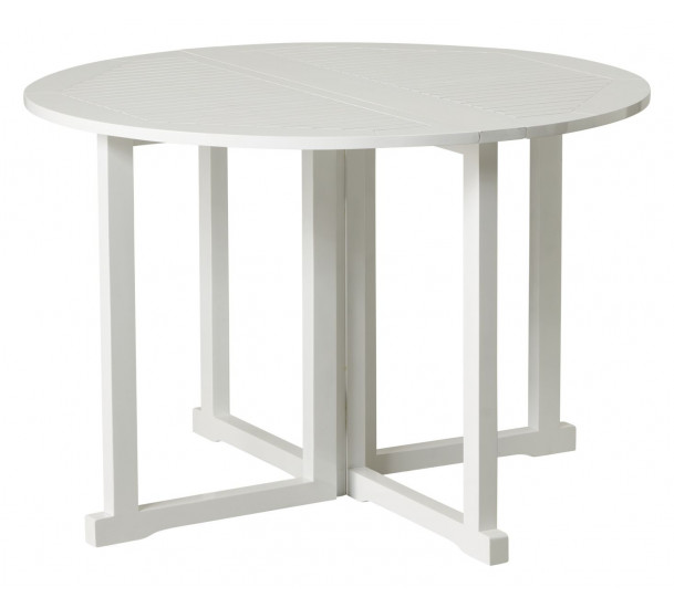 Cinas - Butterfly Balkongbord White Ø110 - Vit - Cafébord