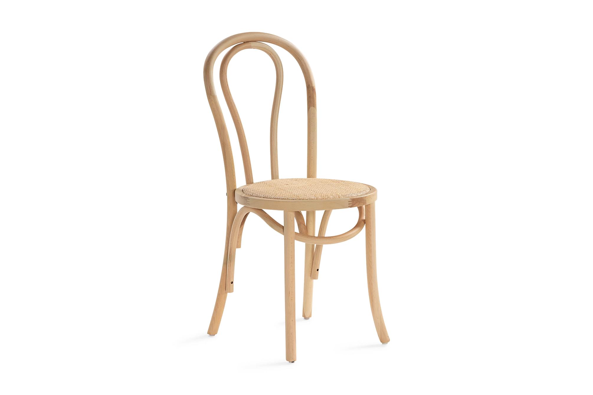 2-pack Nordic Home - Paige Matstol Natur - Trä