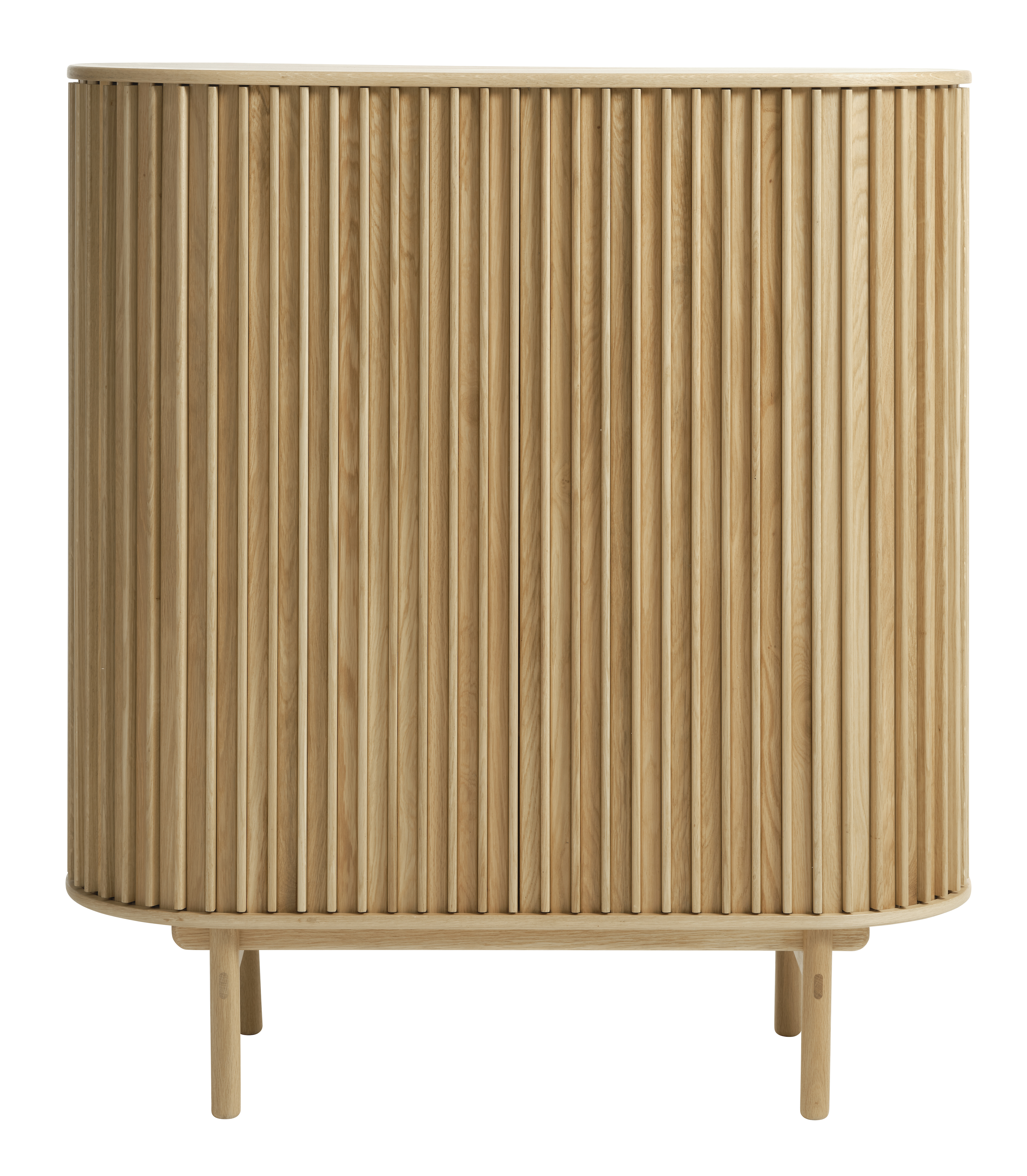 Nordic Home - Alice Kaappi Natural Oak 125cm Puu - Ekfanér, MDF - Lipastot & Kaapit