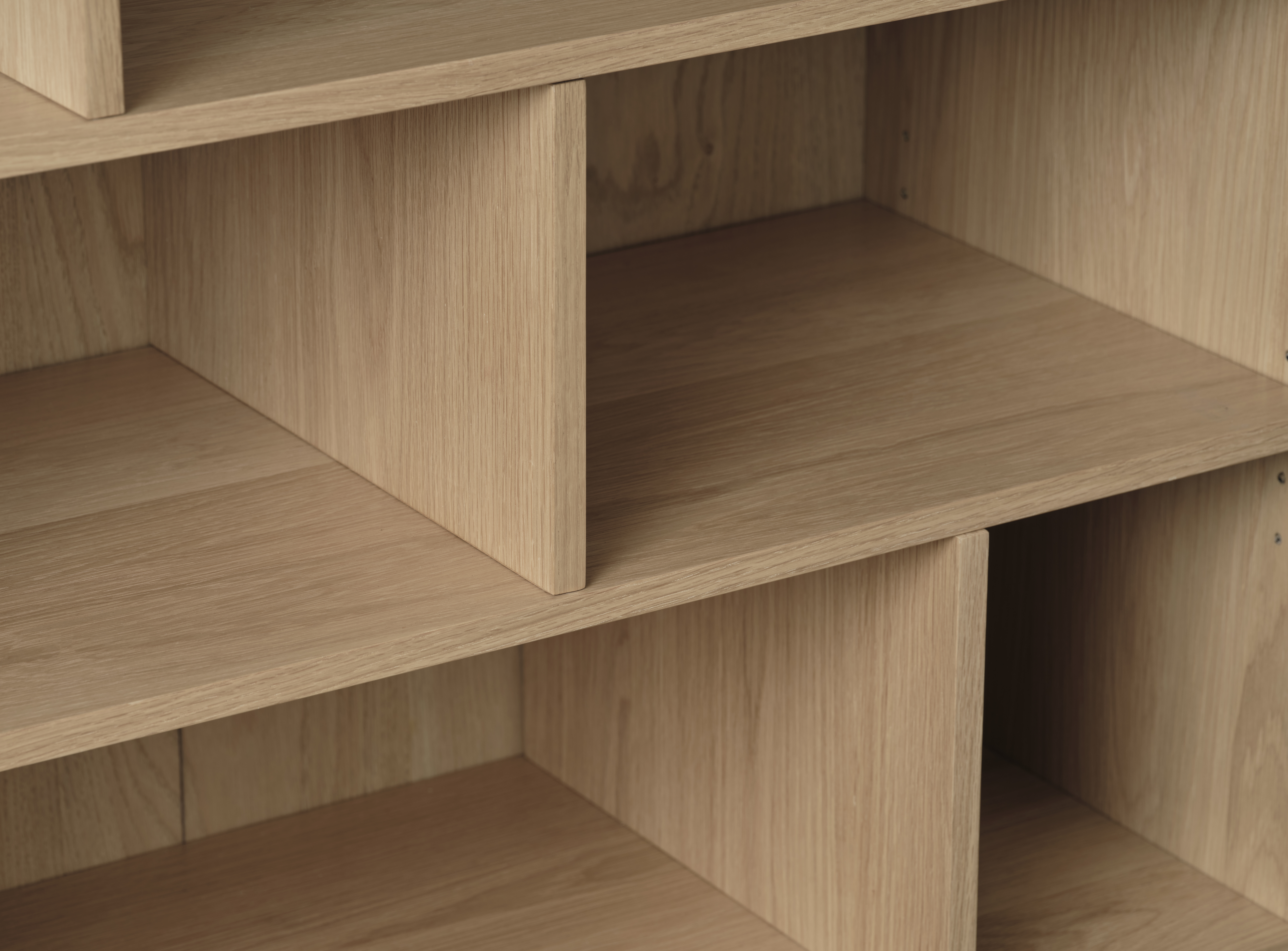 Nordic Home Andrea Bücherregal Natural Oak 140cm