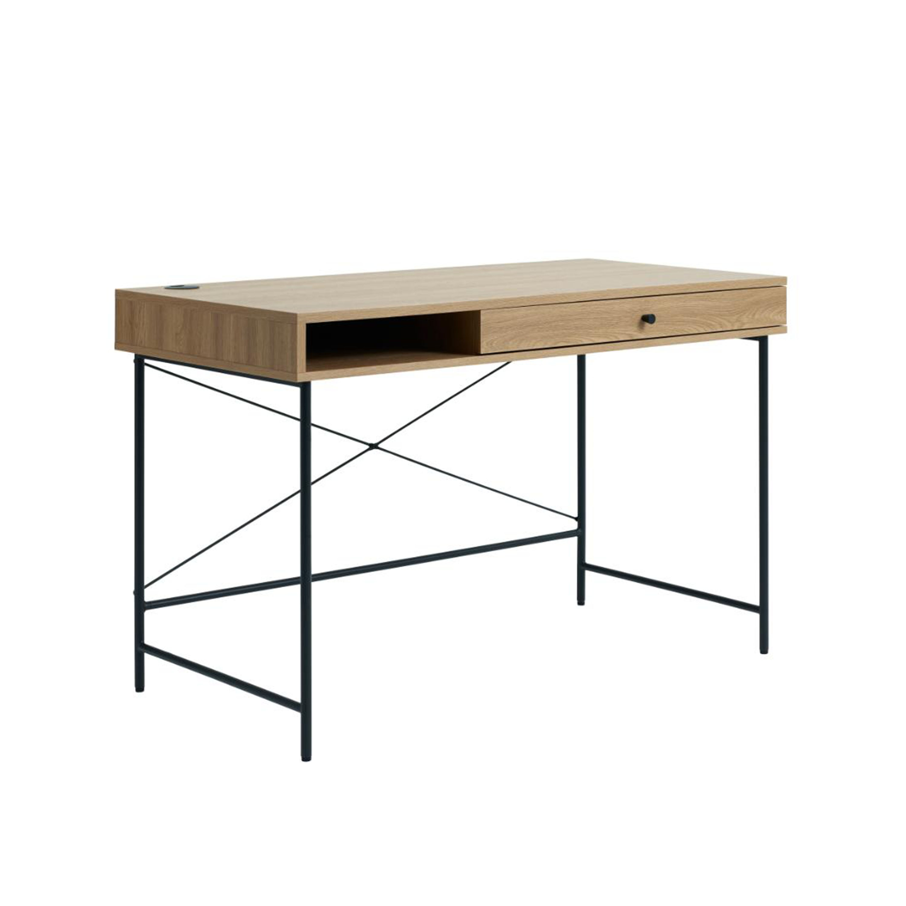 Nordic Home Elin Schreibtisch Eiche 120cm