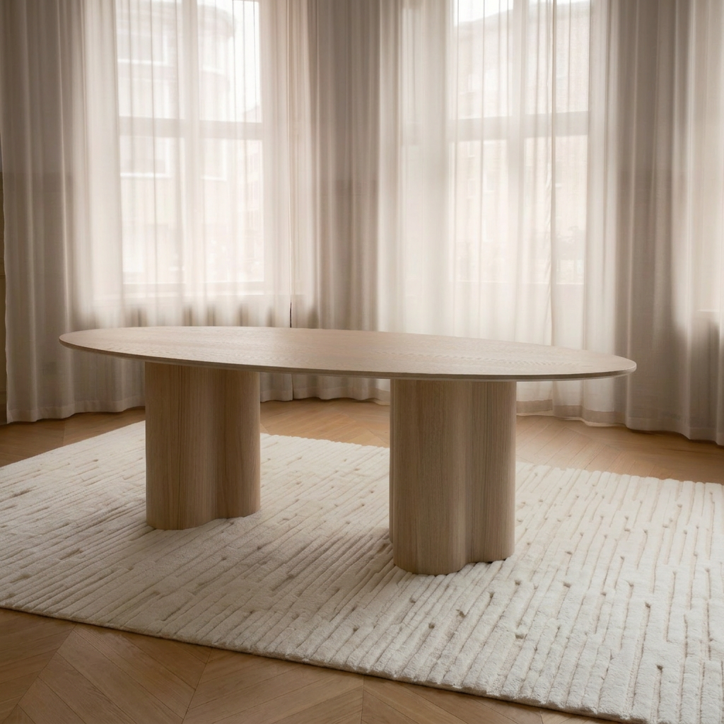 Sleepo Collection Laura Matbord Vitoljad Ek 240cm