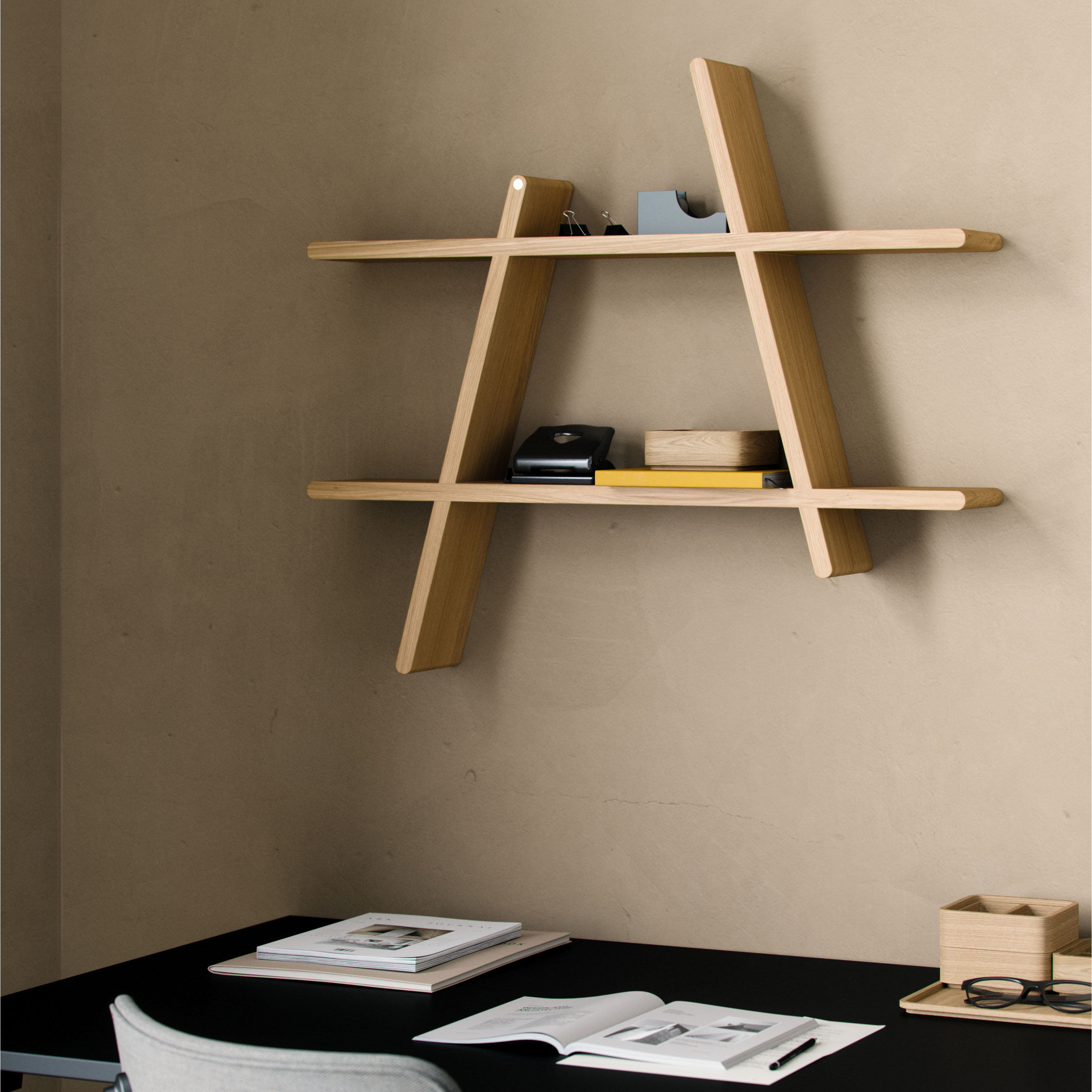 Andersen Furniture A-Shelf Vegghylle Oljet Eik Large