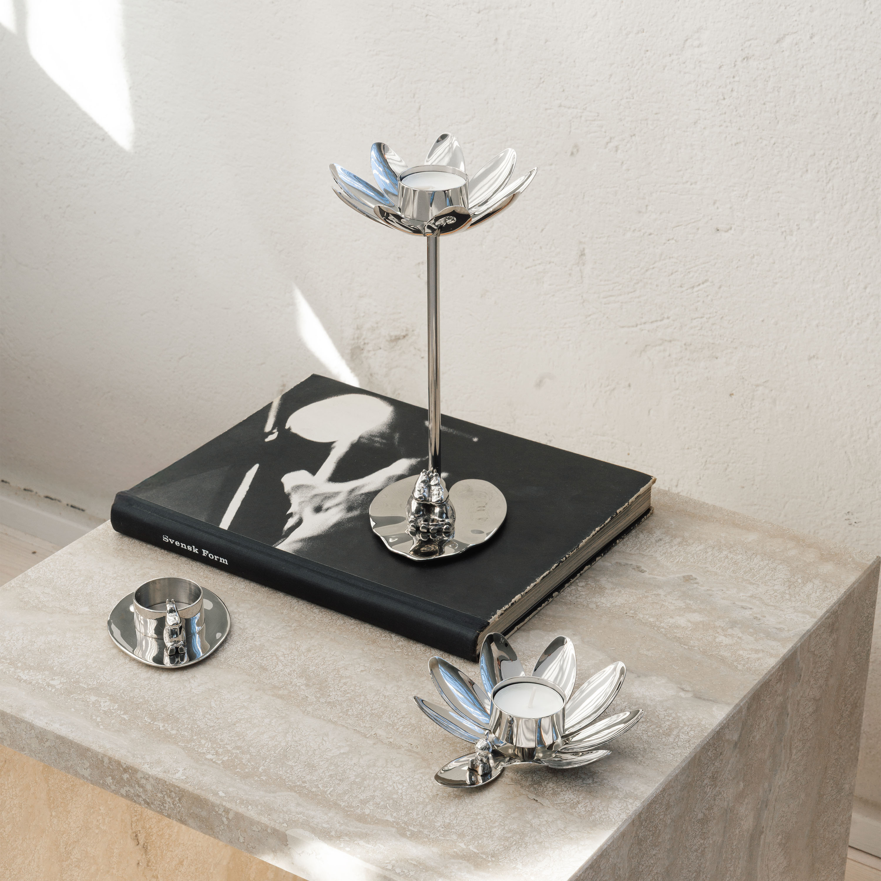 Hilke Collection Hilke X Mumins Kleine My Windlicht Silber