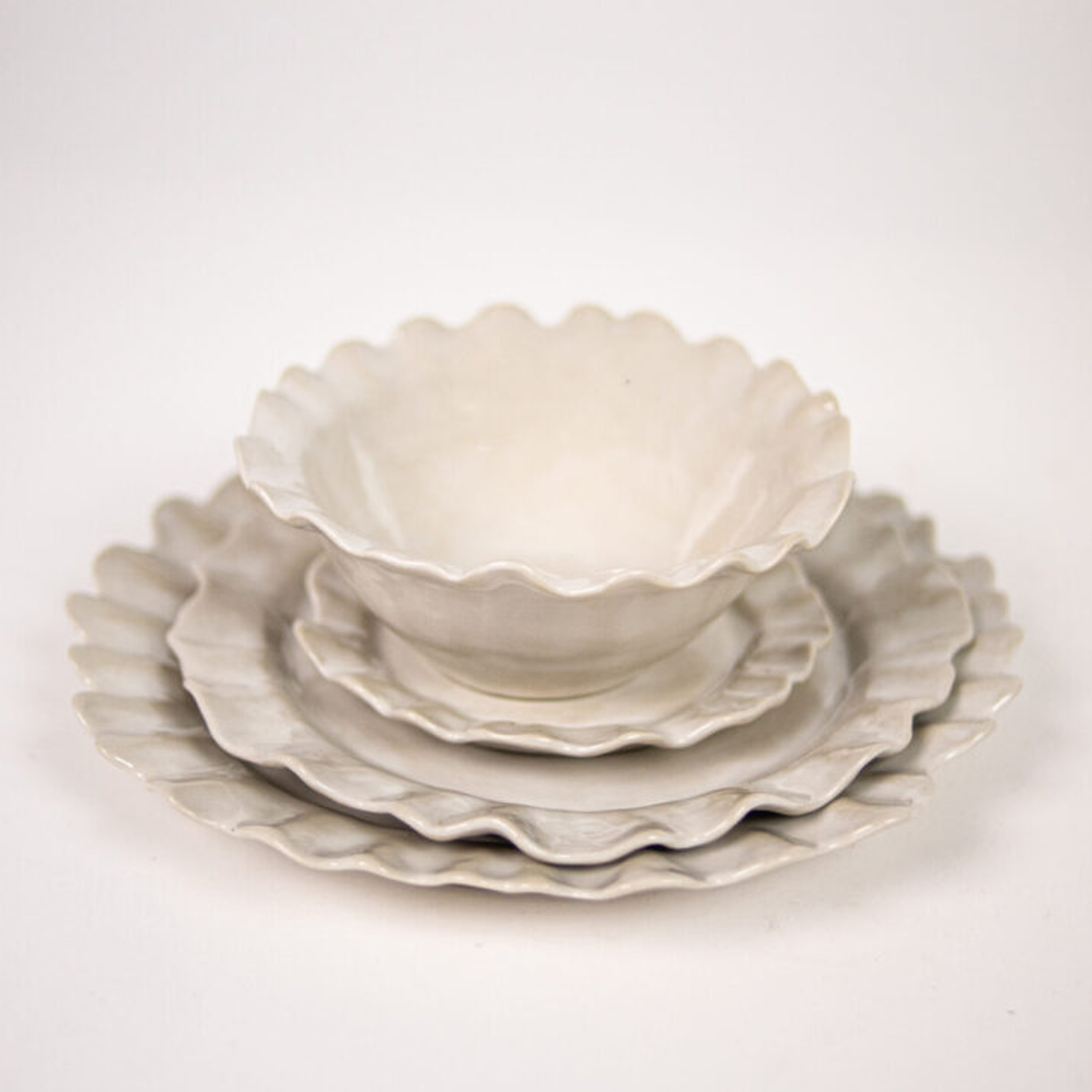 Olsson &amp; Jensen Valerie tallerken hvit Ø16