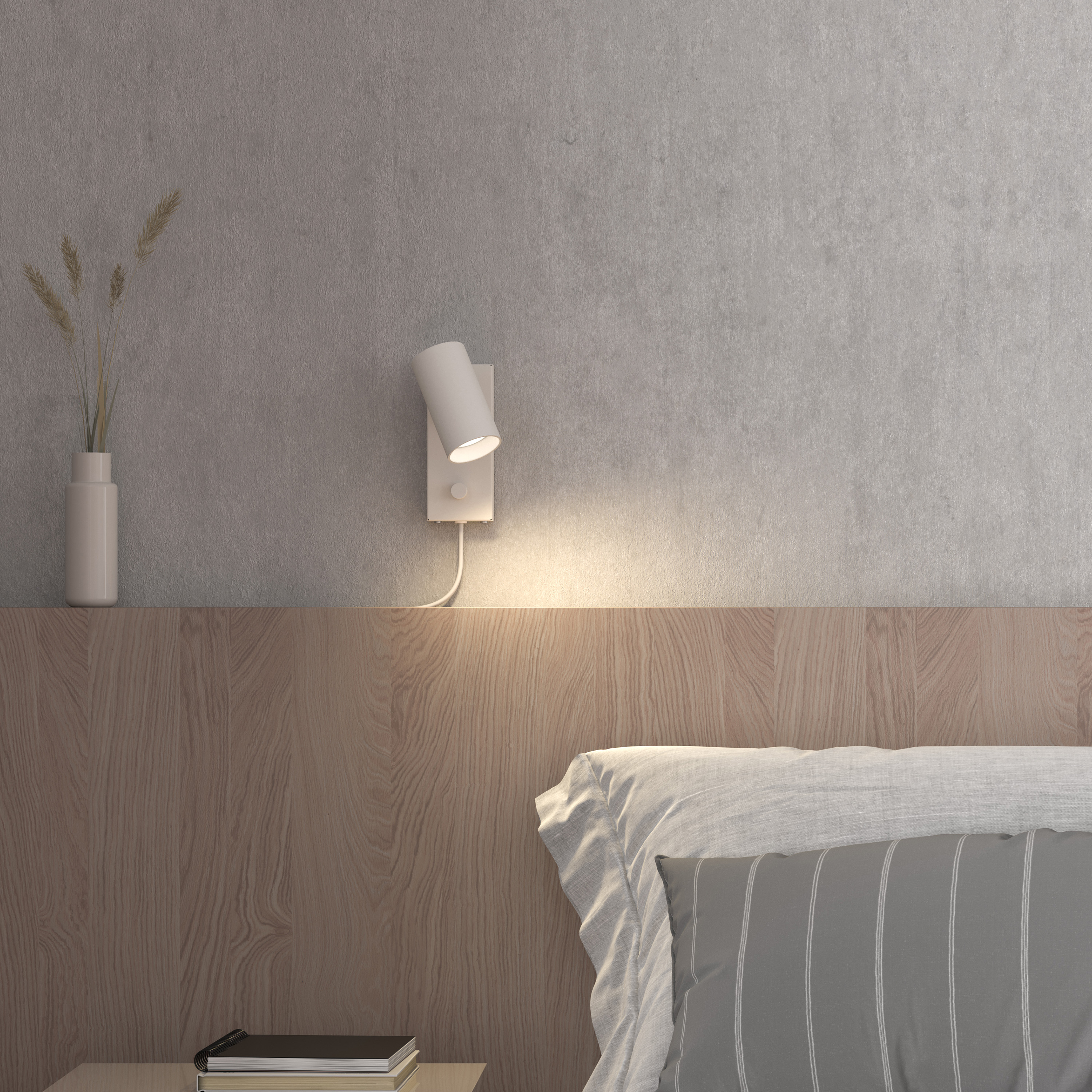 Belid Tyson Seinävalaisin Valkoinen runko