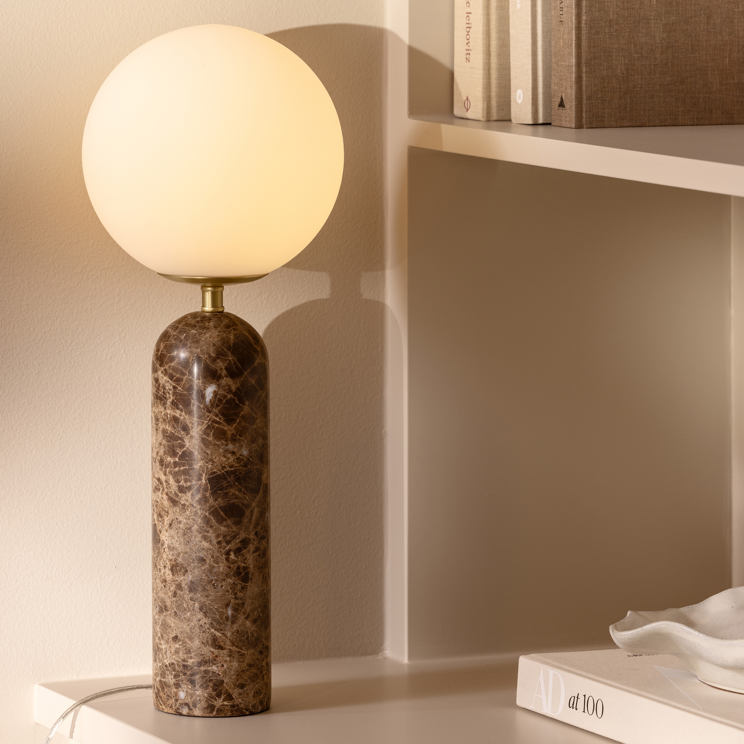 Globen Lighting Torrano Bordlampe Brun