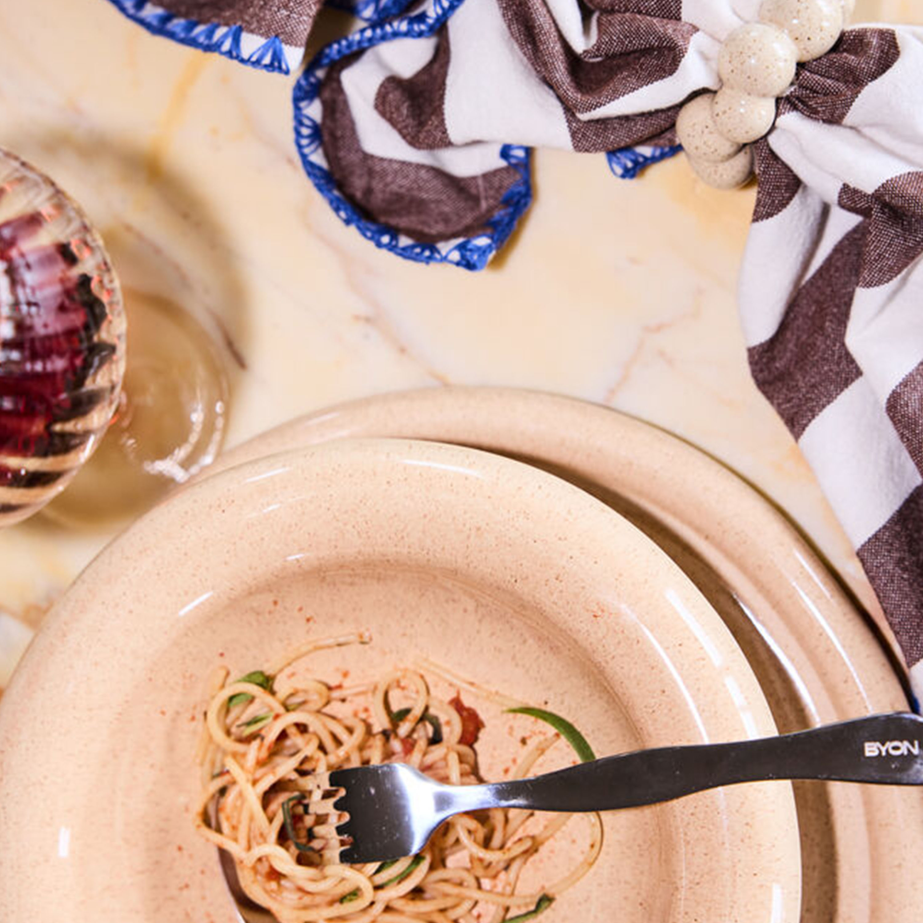 Byon Bubba Servett Oyster 45x45 2-pack