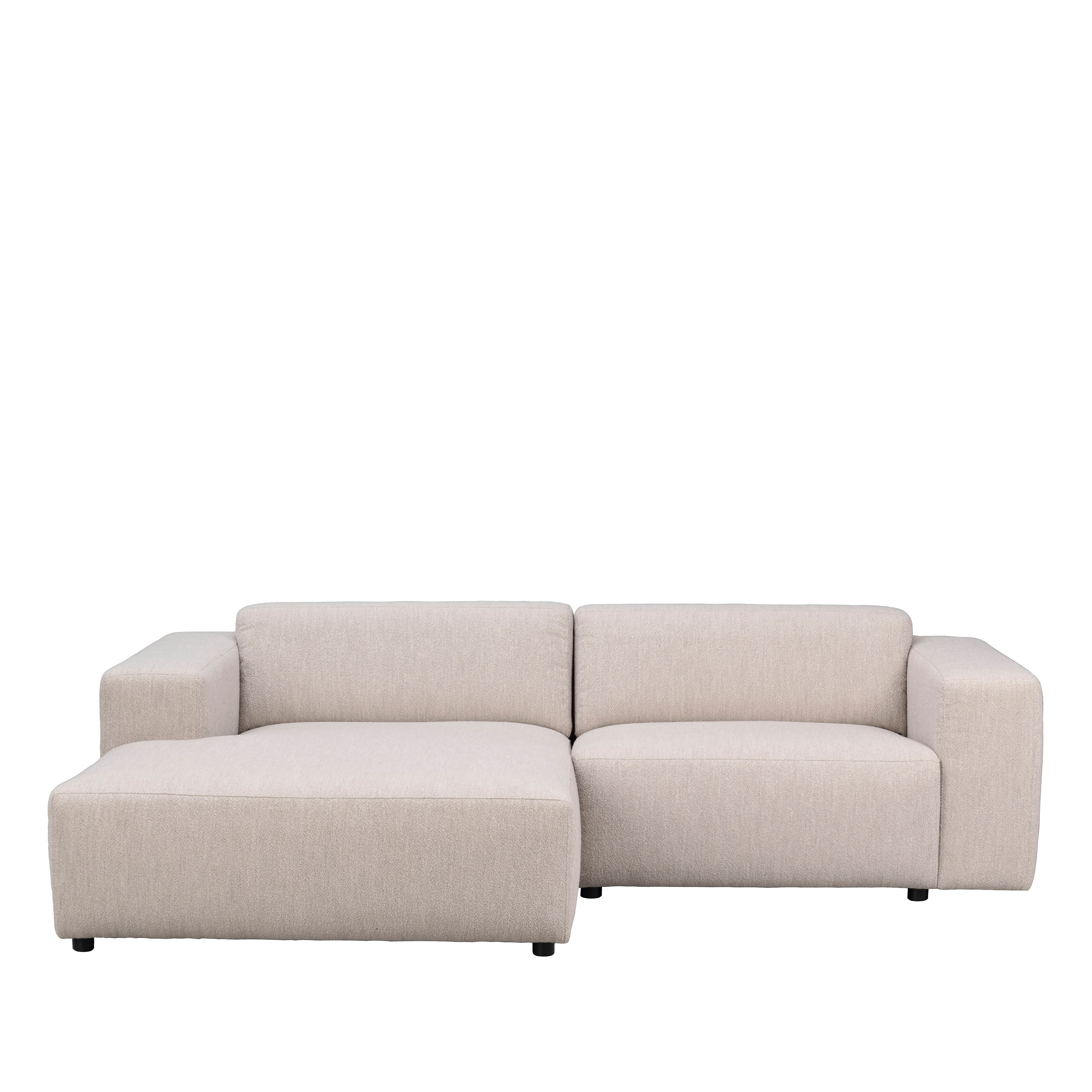 Willard 3-Sitzer Sofa Chaiselongue Links Hellbeige