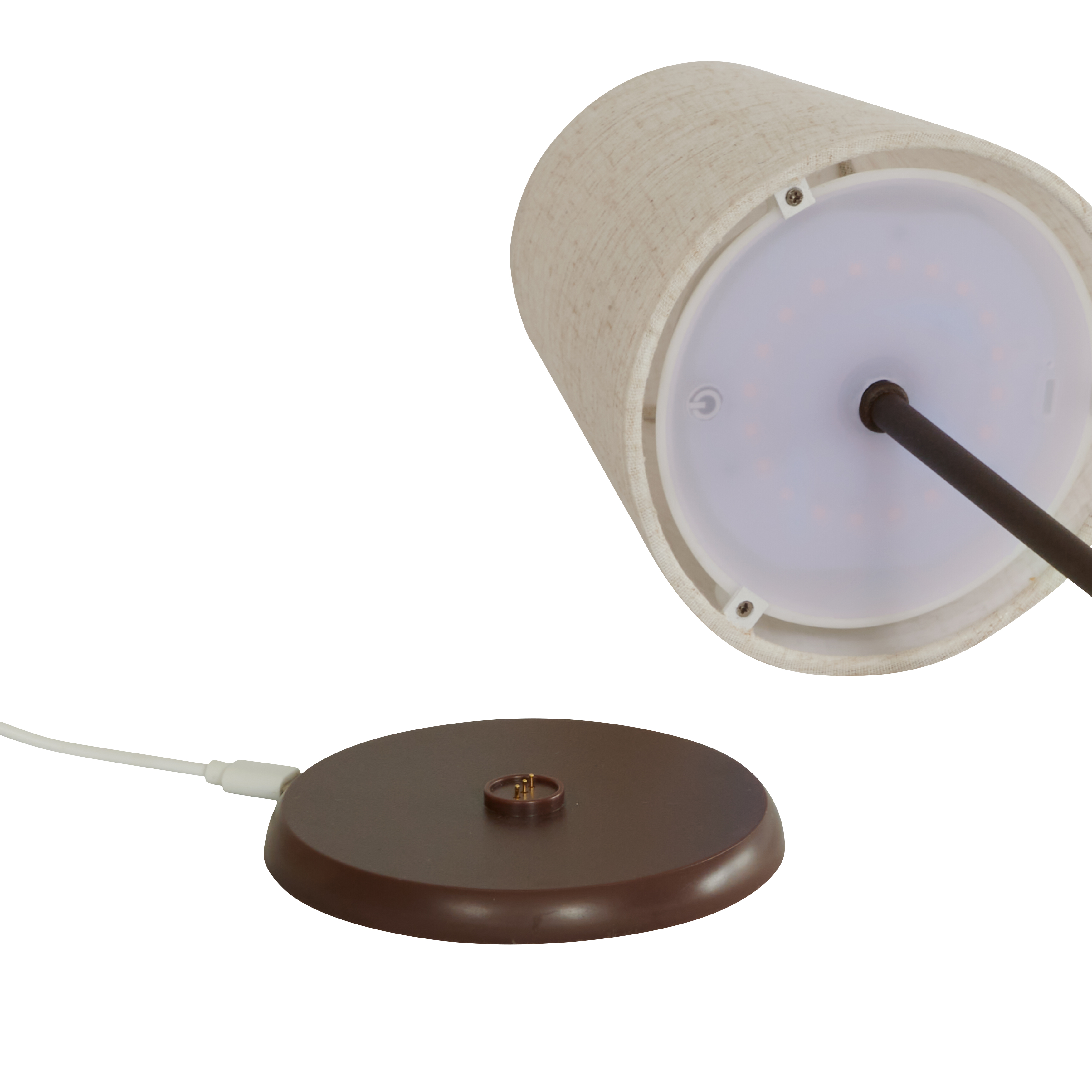 Watt &amp; Veke Tyra Portable Bordslampa Coffee 37cm