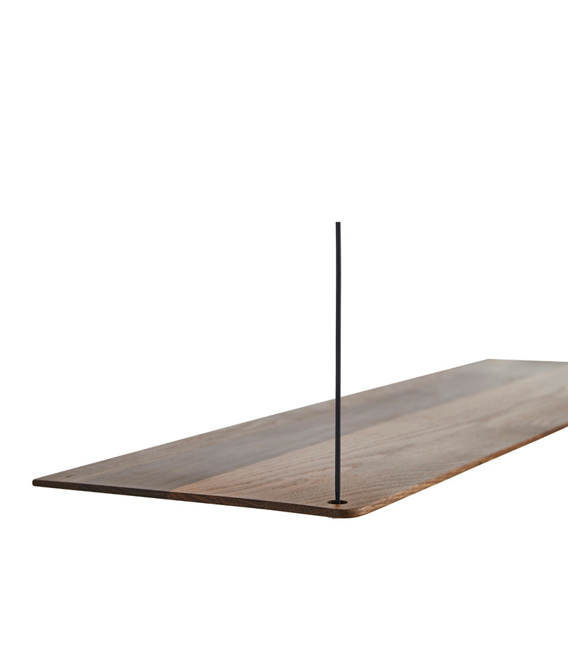 Woud - Stedge Ekstrahylle Røkt Eik 60cm - Brun  - Vegghyller
