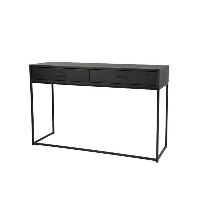 Nordic Home - Axel Konsolbord med Lådor 120cm - Svart