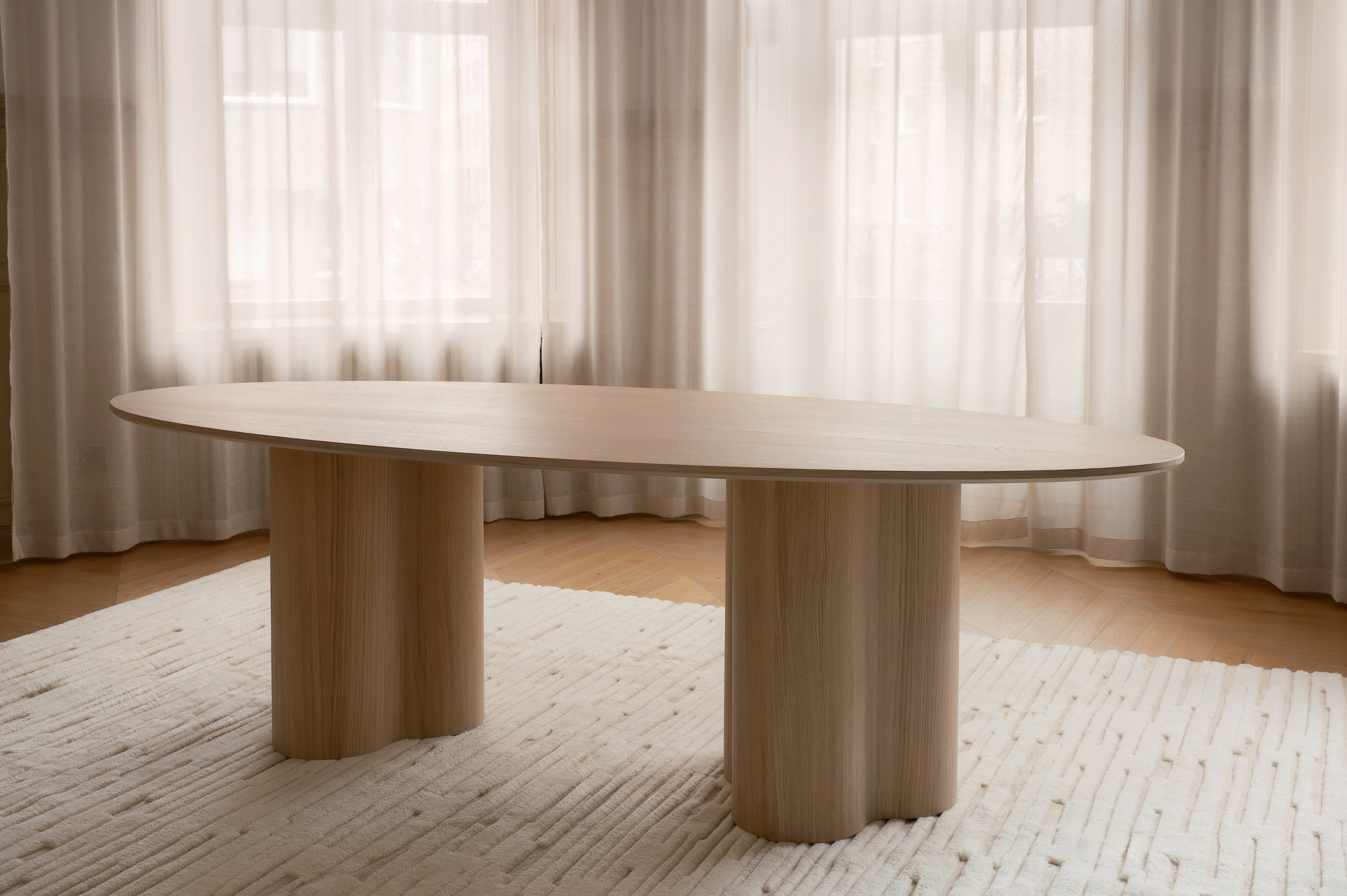 Sleepo Collection Laura Matbord Vitoljad Ek 240cm