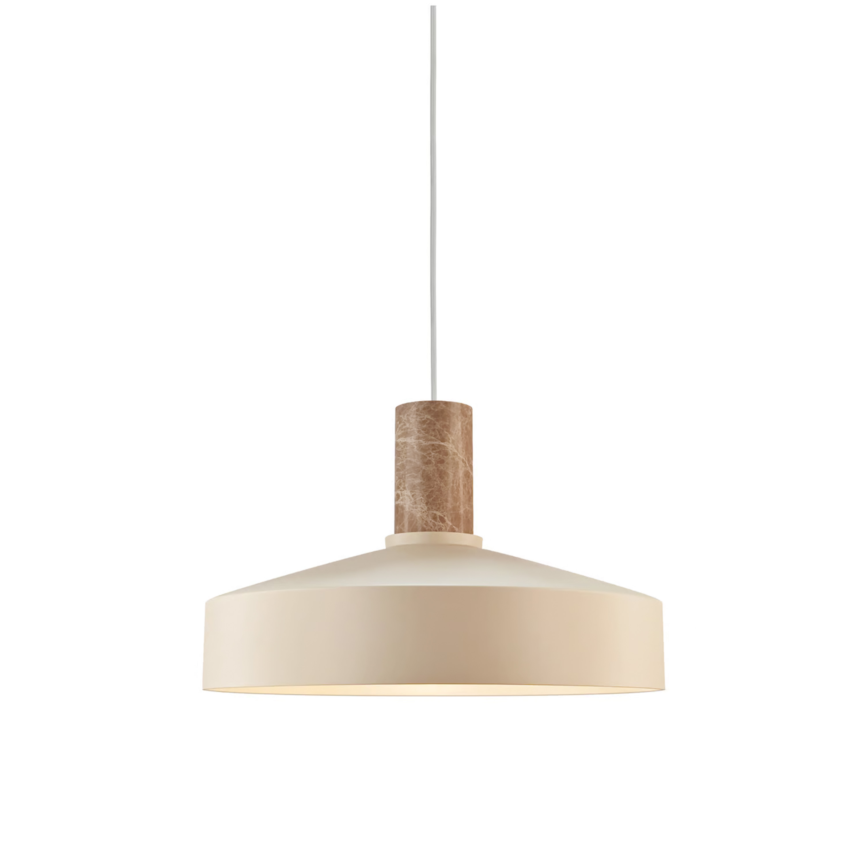 Elvas marble Taklampa Beige Ø37