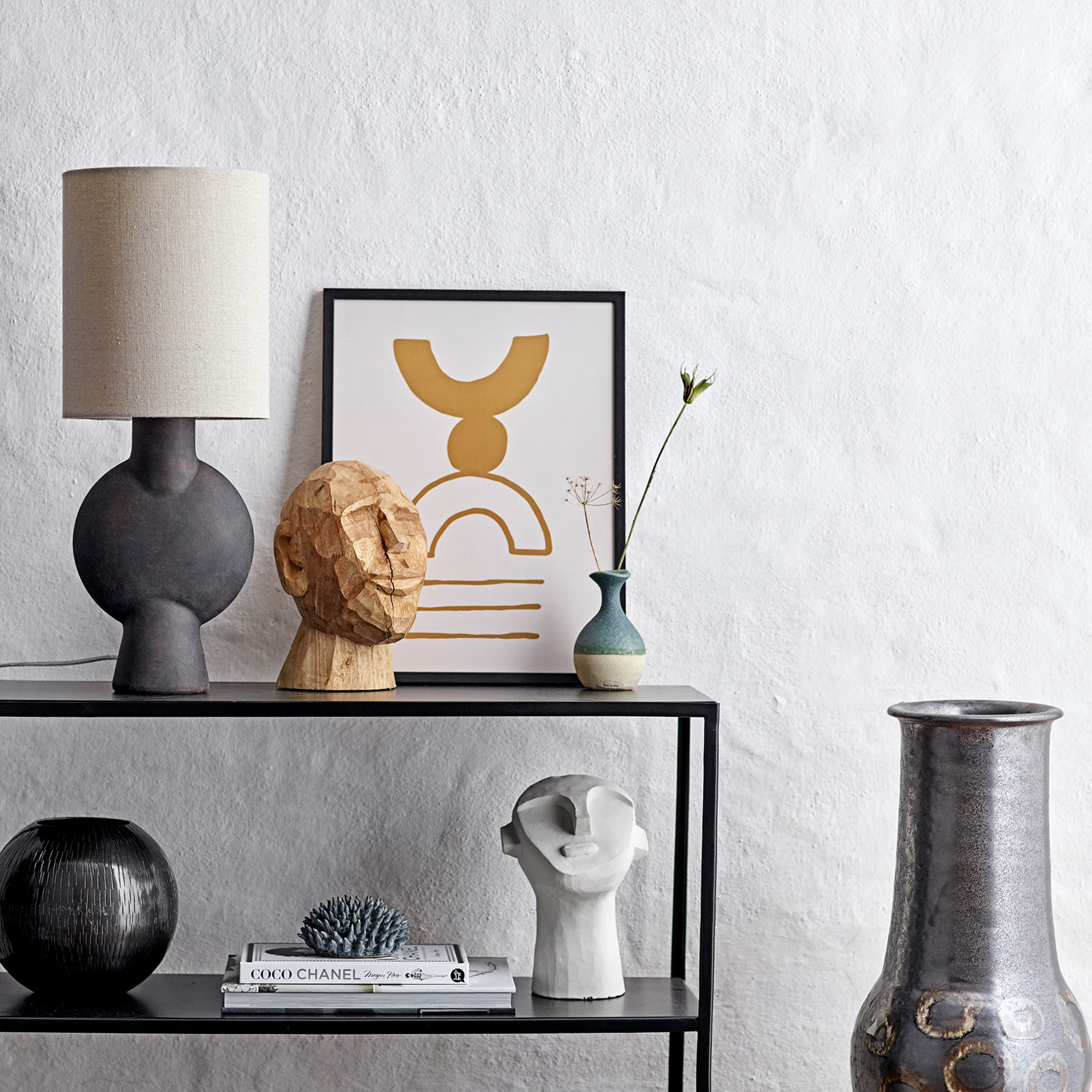 Bloomingville Sergio Table Lamp Dark Brown