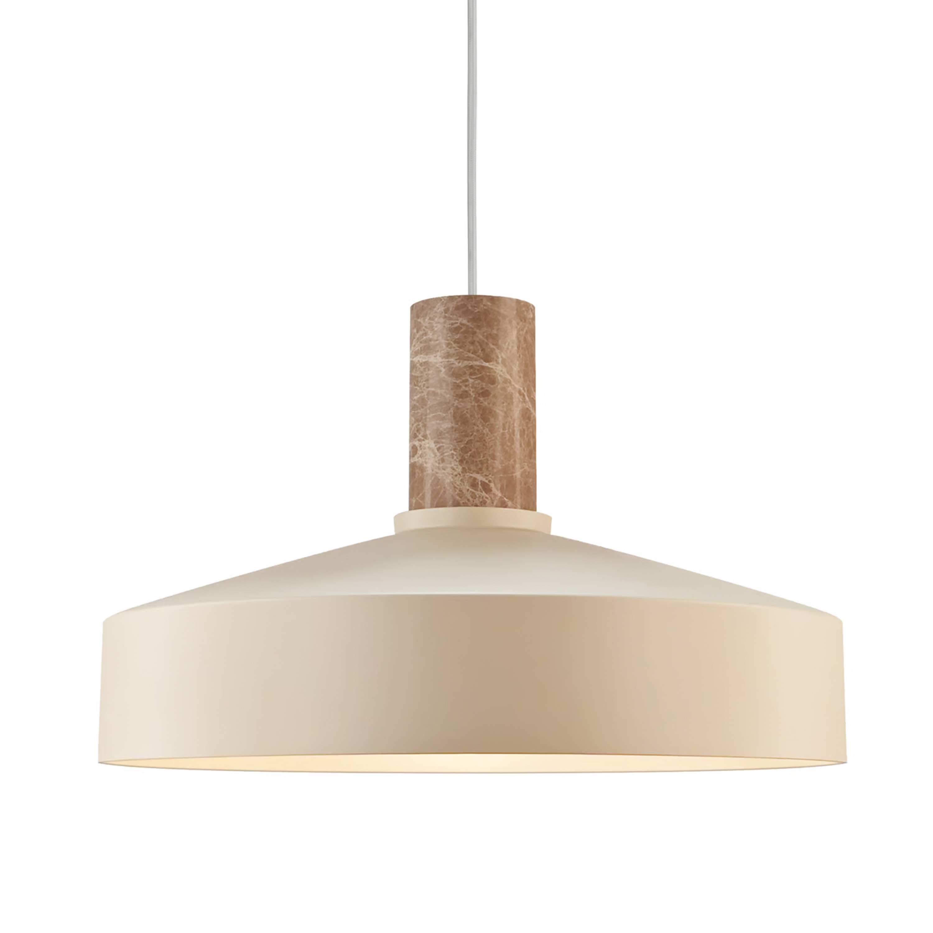 Nordlux Elvas marble Taklampa Beige Ø37