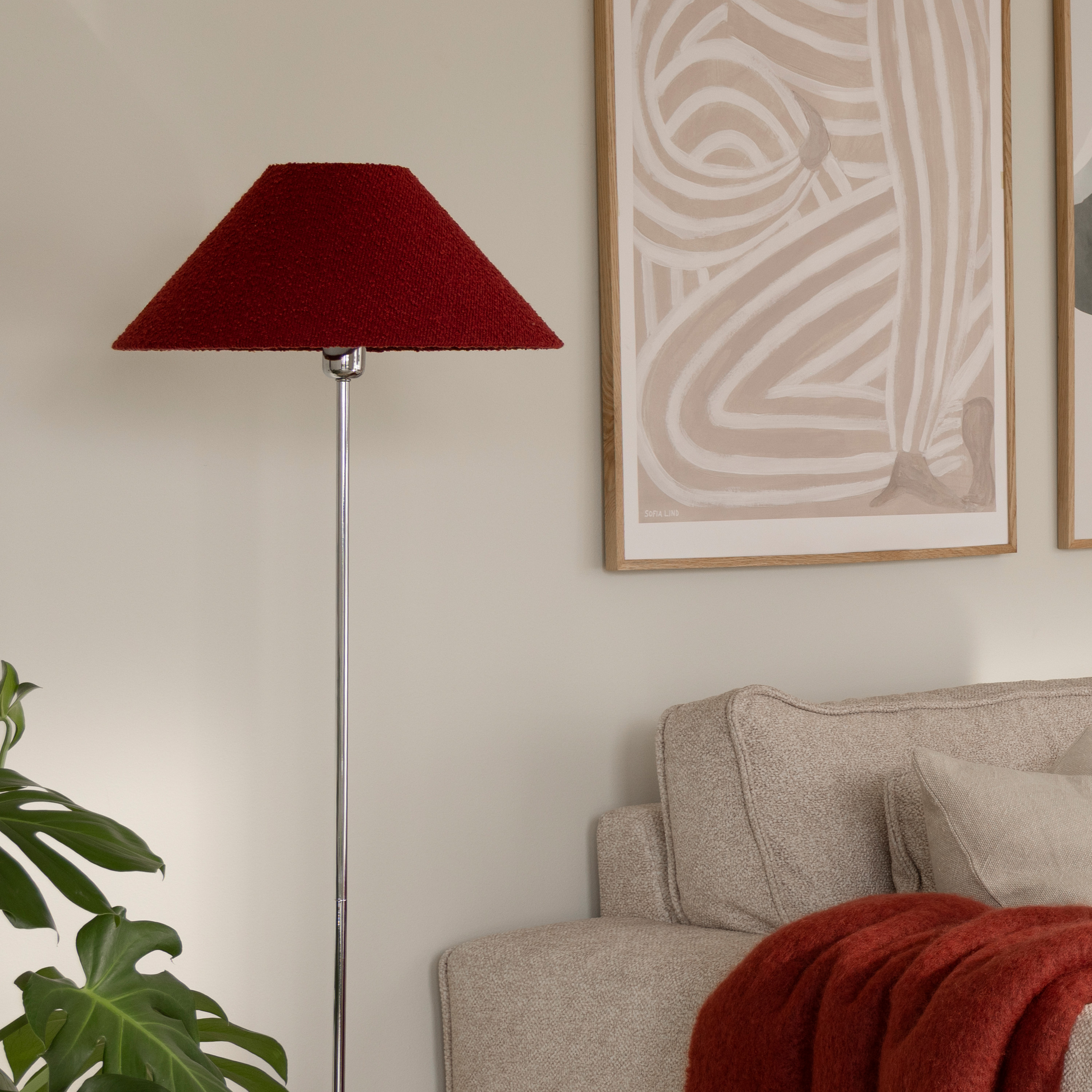 Globen Lighting Iris Lattiavalaisimen Jalusta Kromi