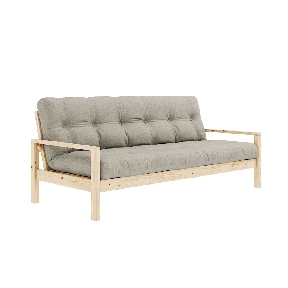 Knob Bäddsoffa Natur/Linen 190cm