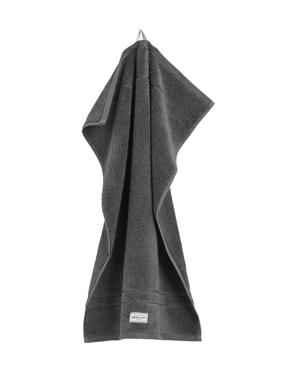 Organic Premium Terry Handduk Anchor Grey 50x70