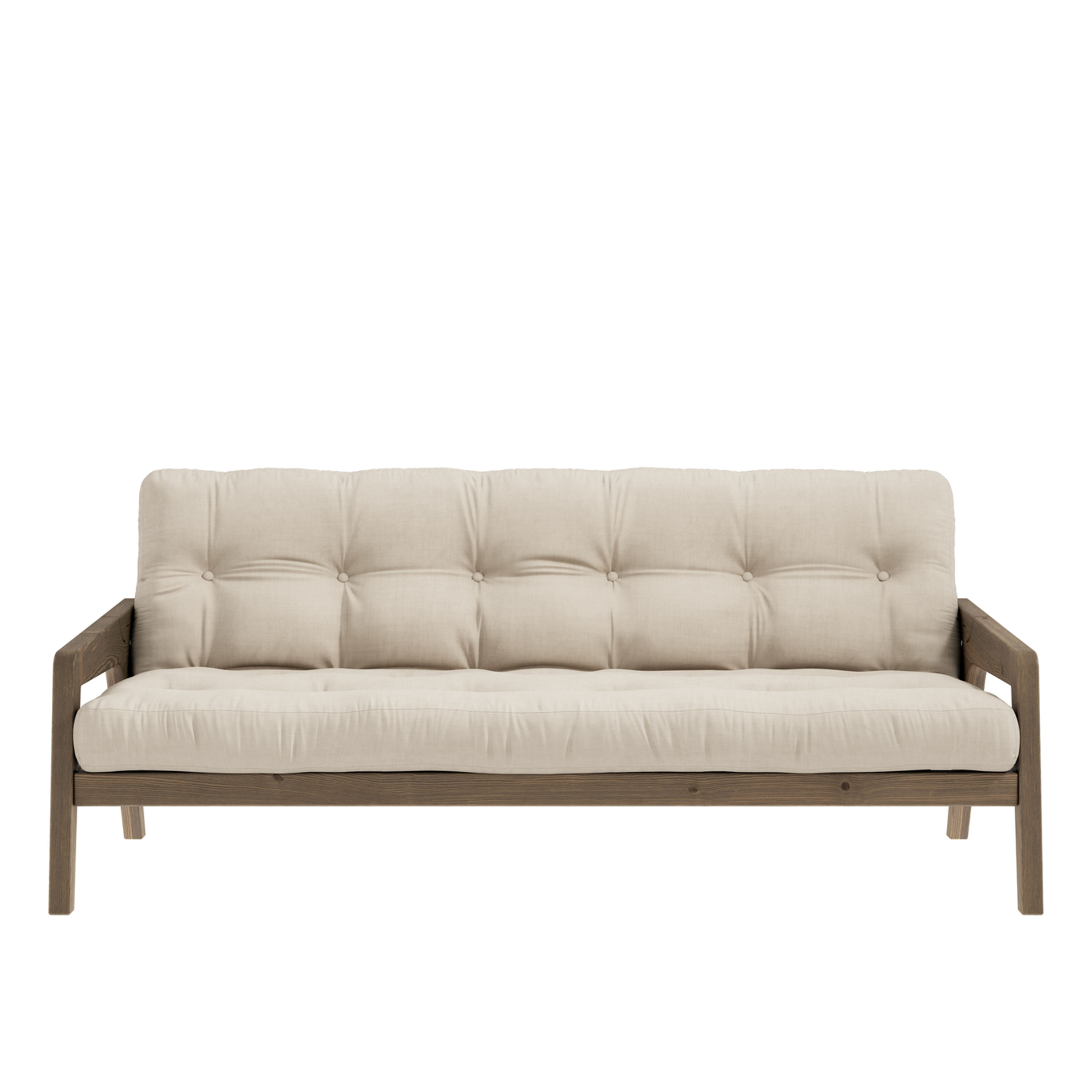 Grab Bäddsoffa Brun/Beige 204cm