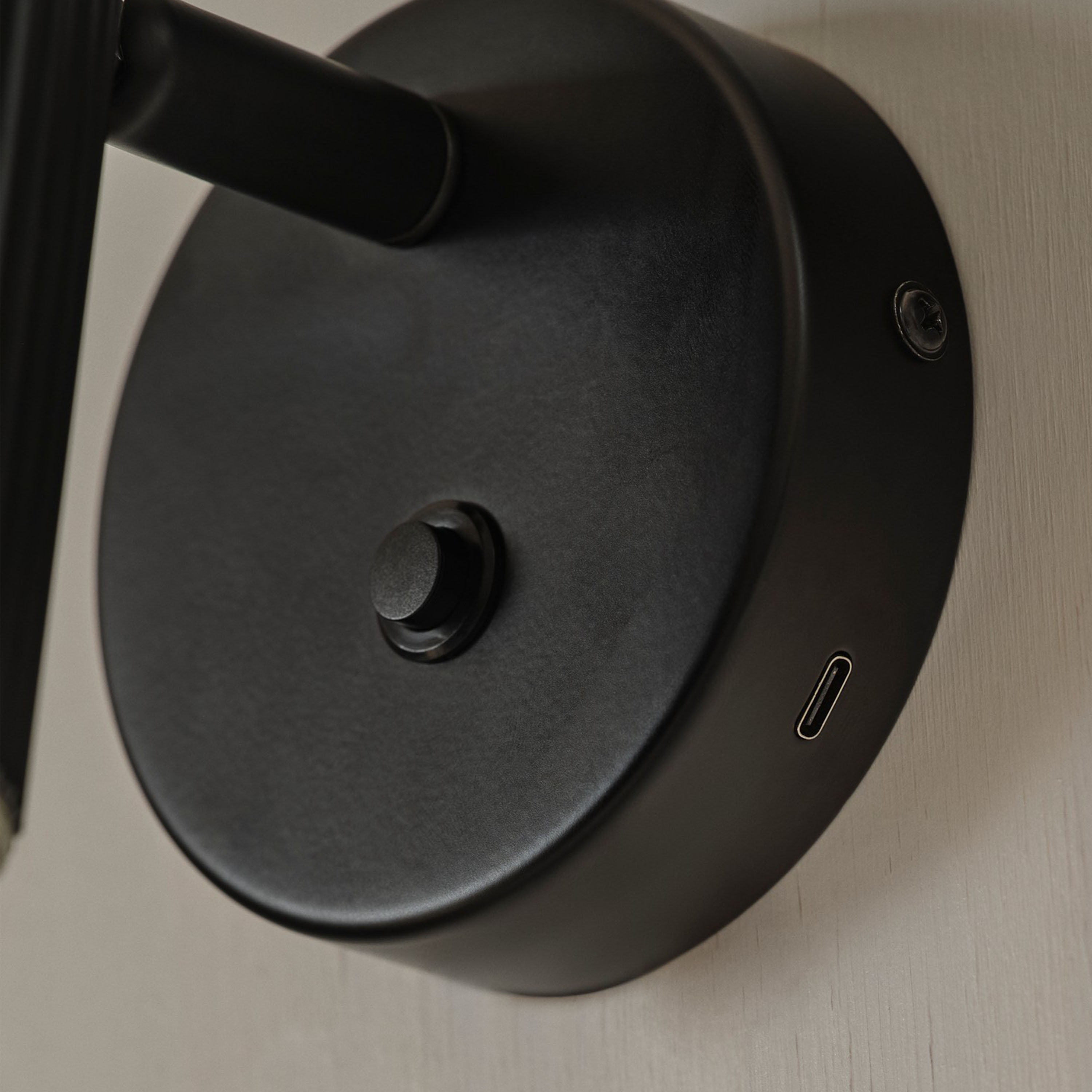 Nordlux Vico Vegglampe Svart 15cm