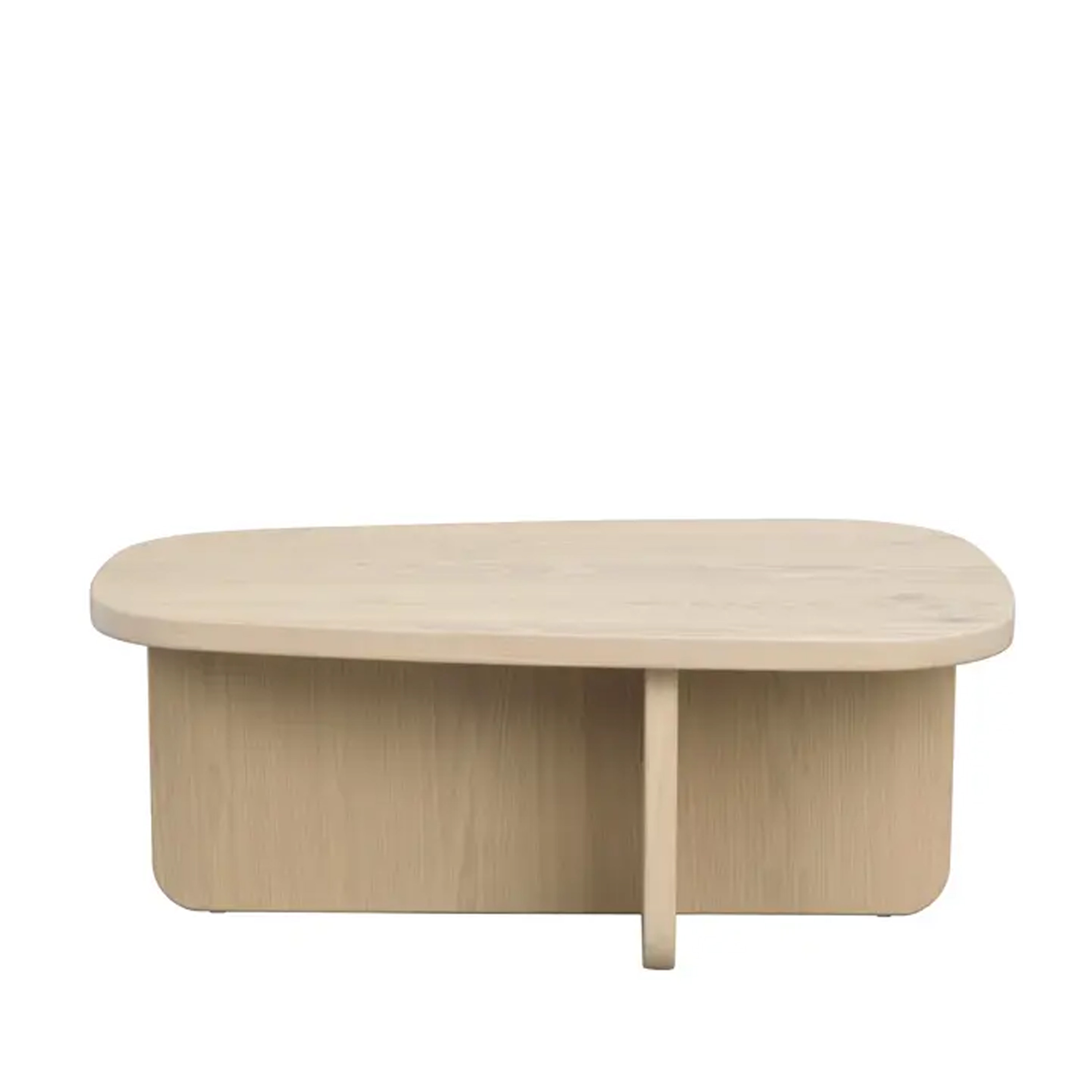 Billings Soffbord Vitpigmenterad Ek 89x59