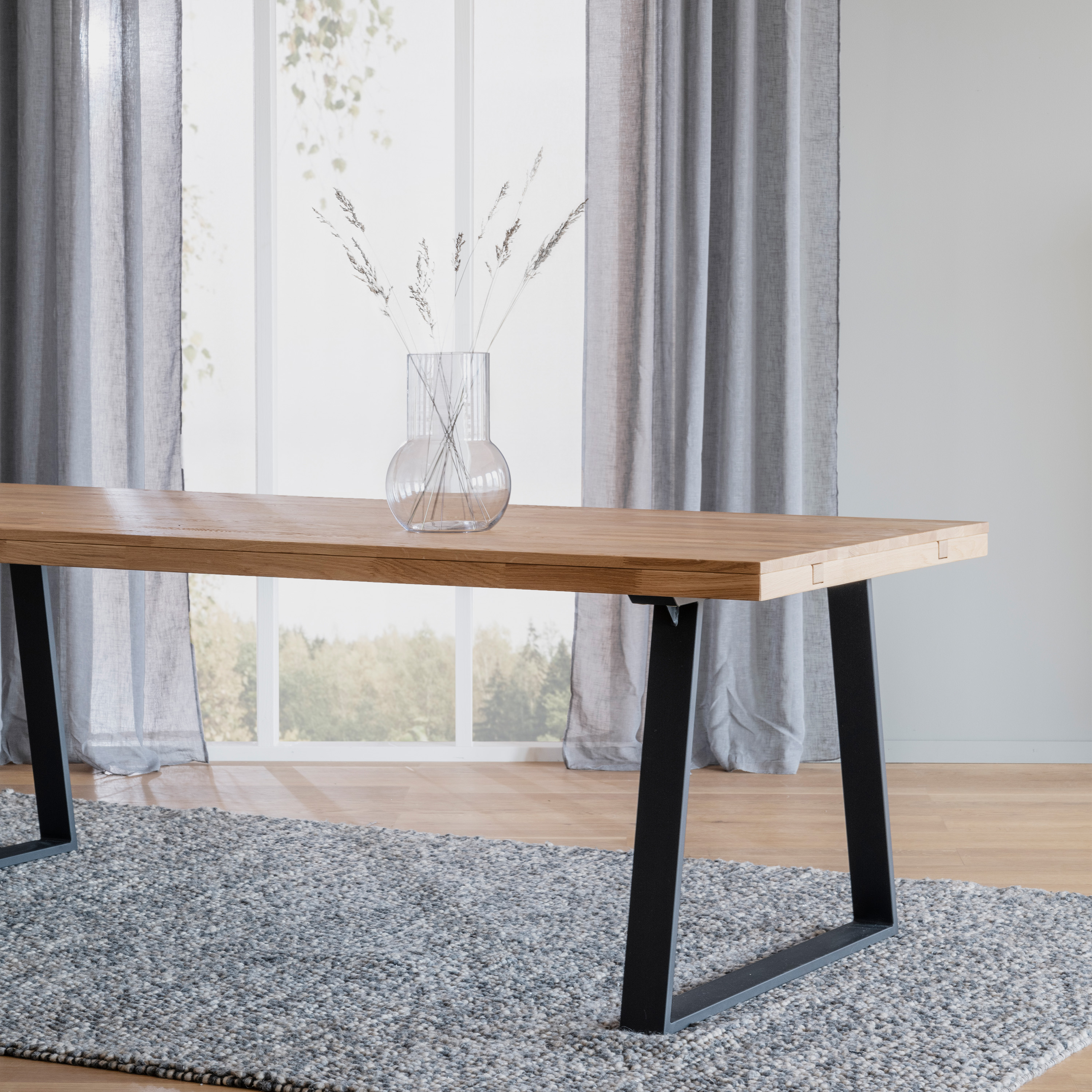 Rowico Home Brooklyn Matbord U-ben Ek 170cm