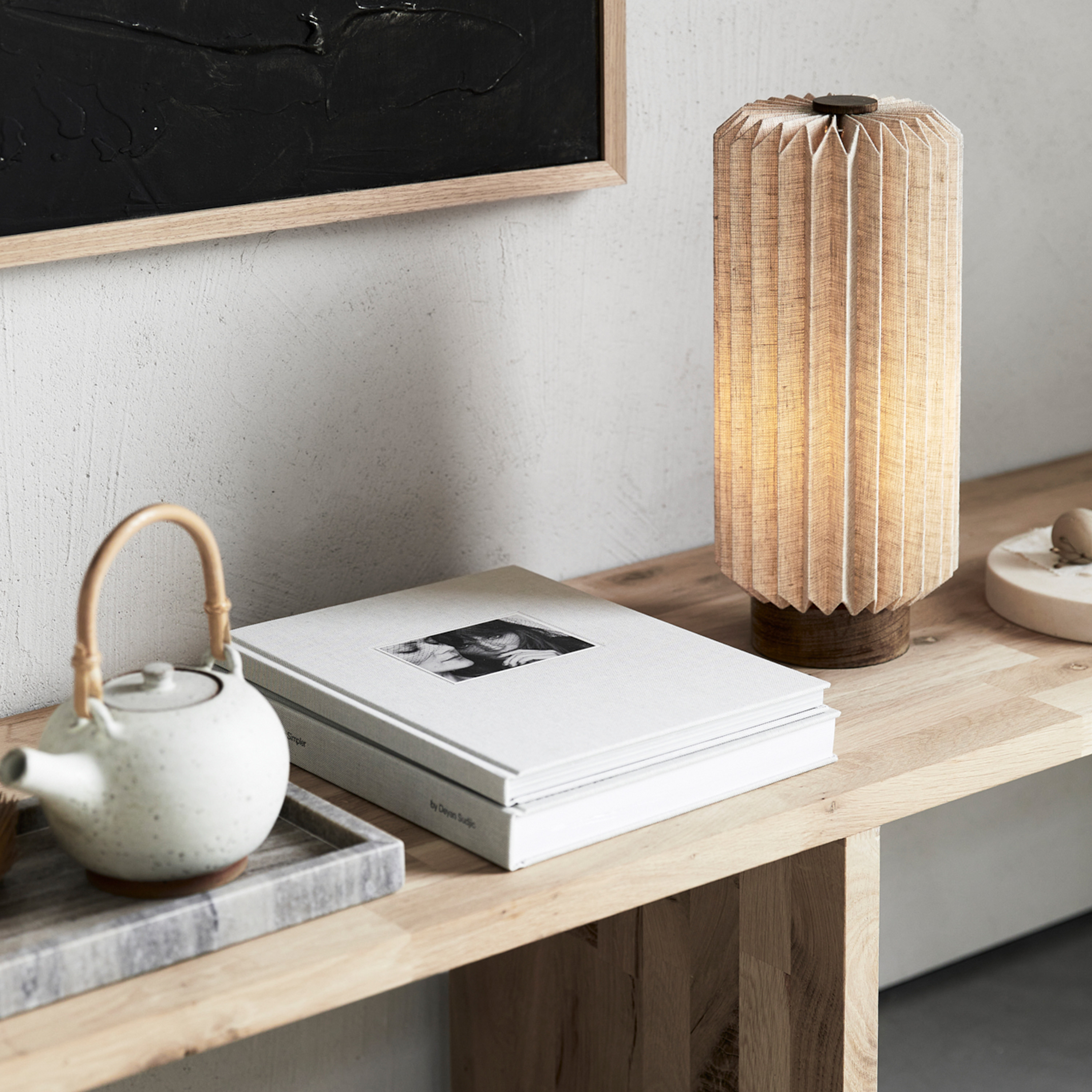 Watt &amp; Veke Alba Bordslampa Natural 37cm