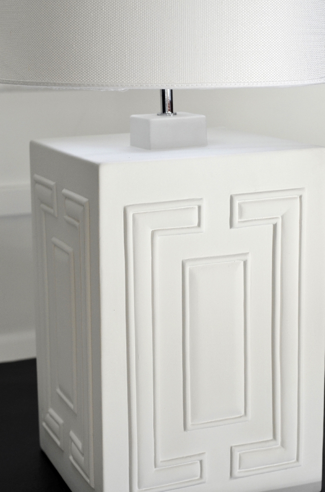 Hallbergs Belysning Stucco Lampfot Vit Matt