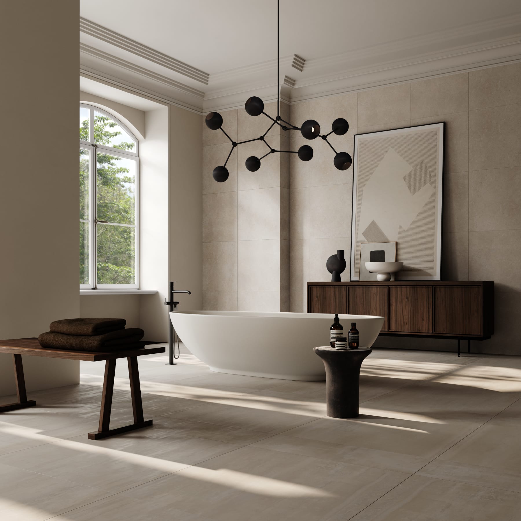 101 Copenhagen Drop Globe Taklampa Burned Black 150cm