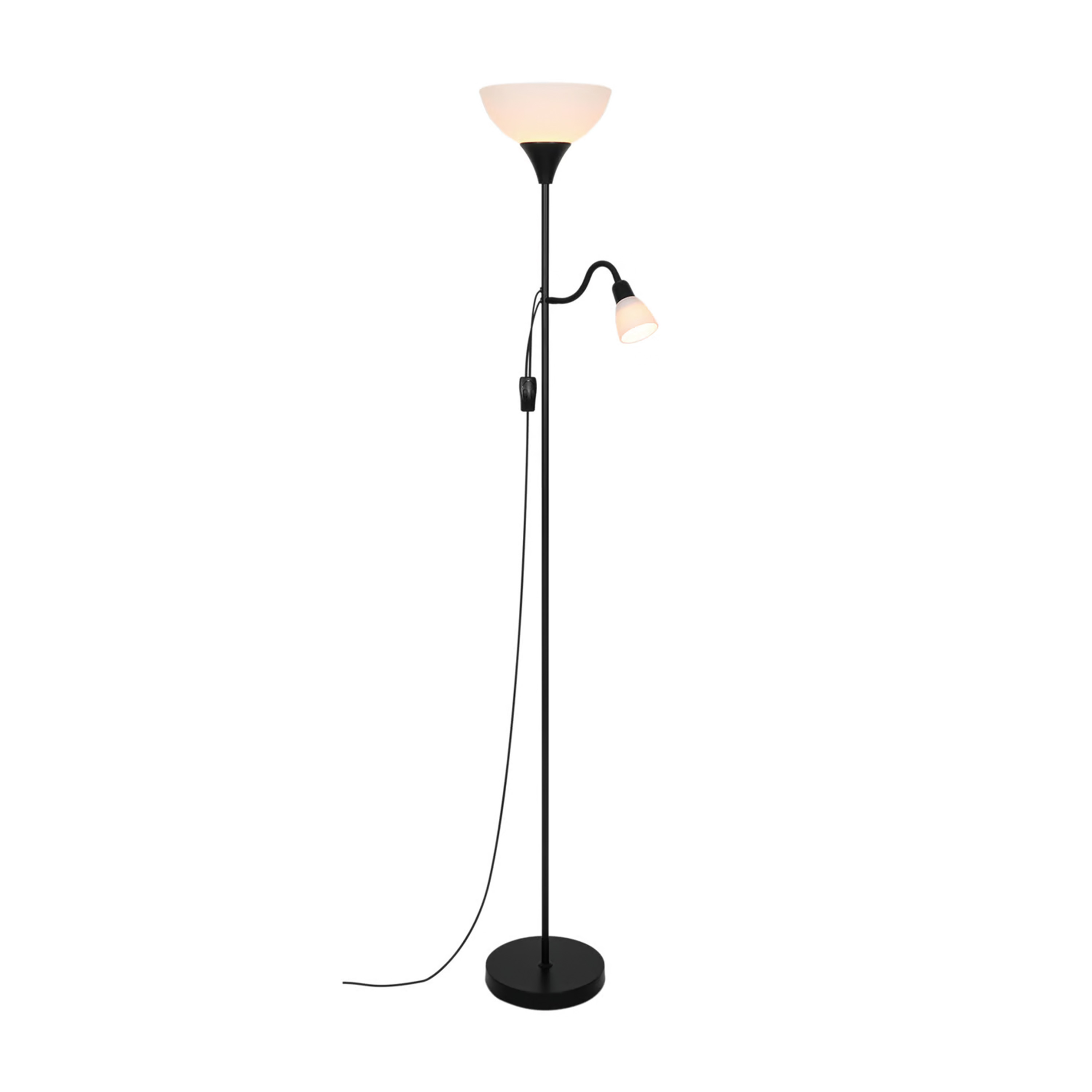 Nordlux - Lauria Stehleuchte Schwarz 178cm - Bodenlampen