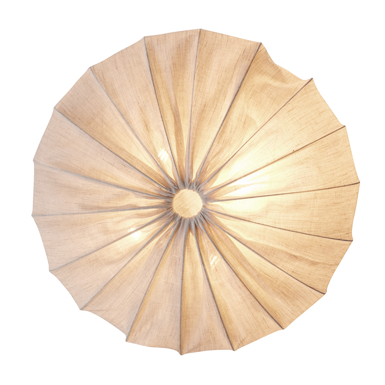 Watt &amp; Veke Anna Deckenleuchte Leinen Natur 80