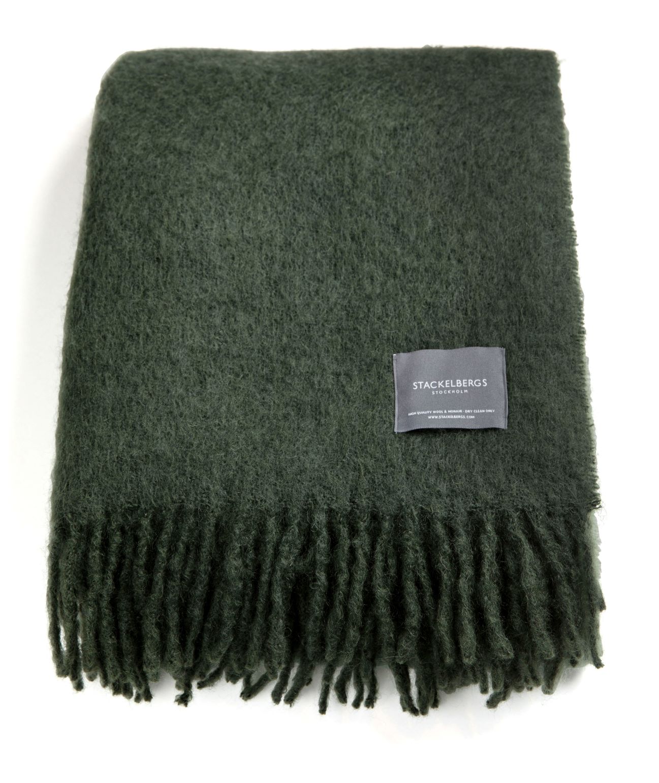 Mohair Pläd Moss
