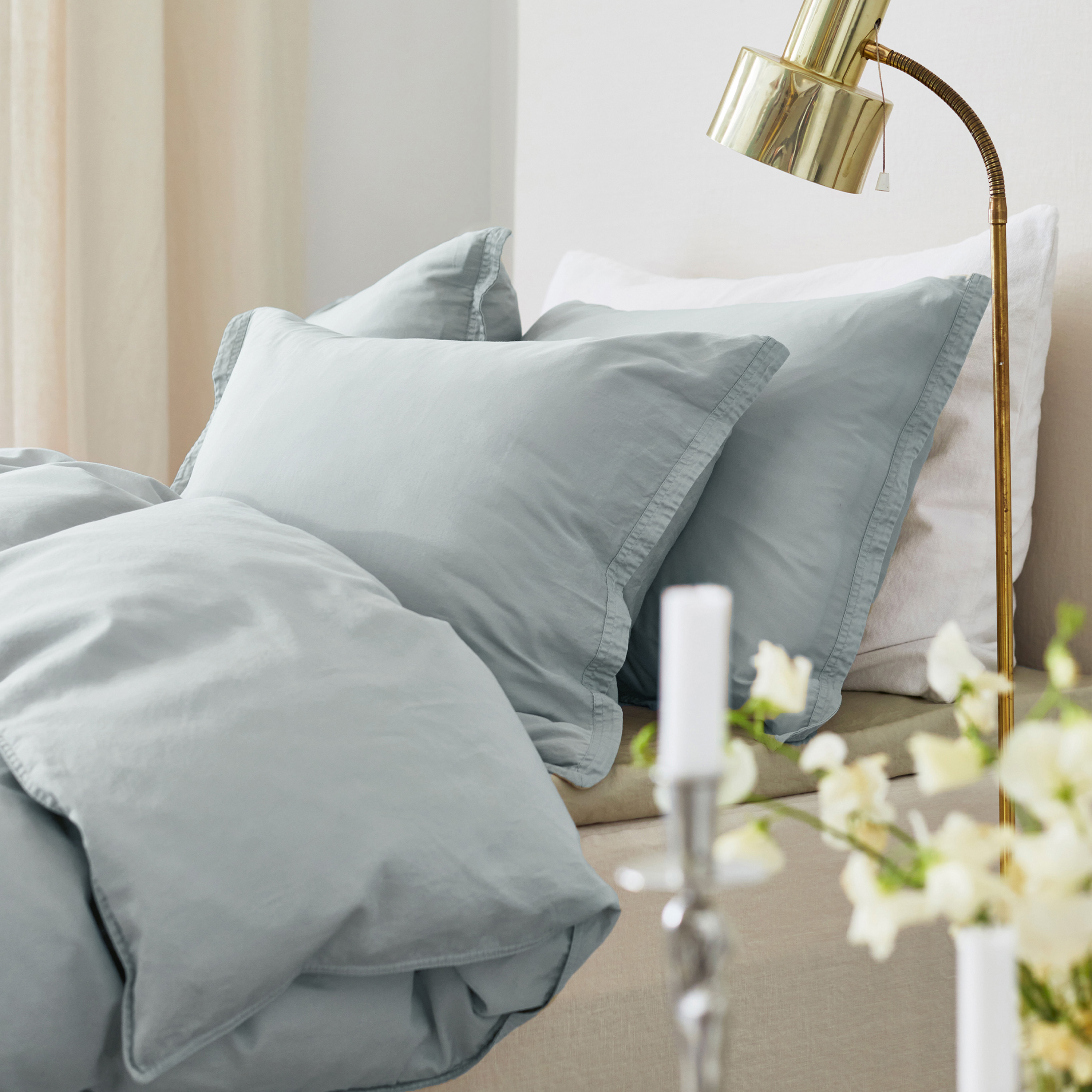 Himla Soul of Putetrekk GOTS Satin Cloudy Sky 50x60