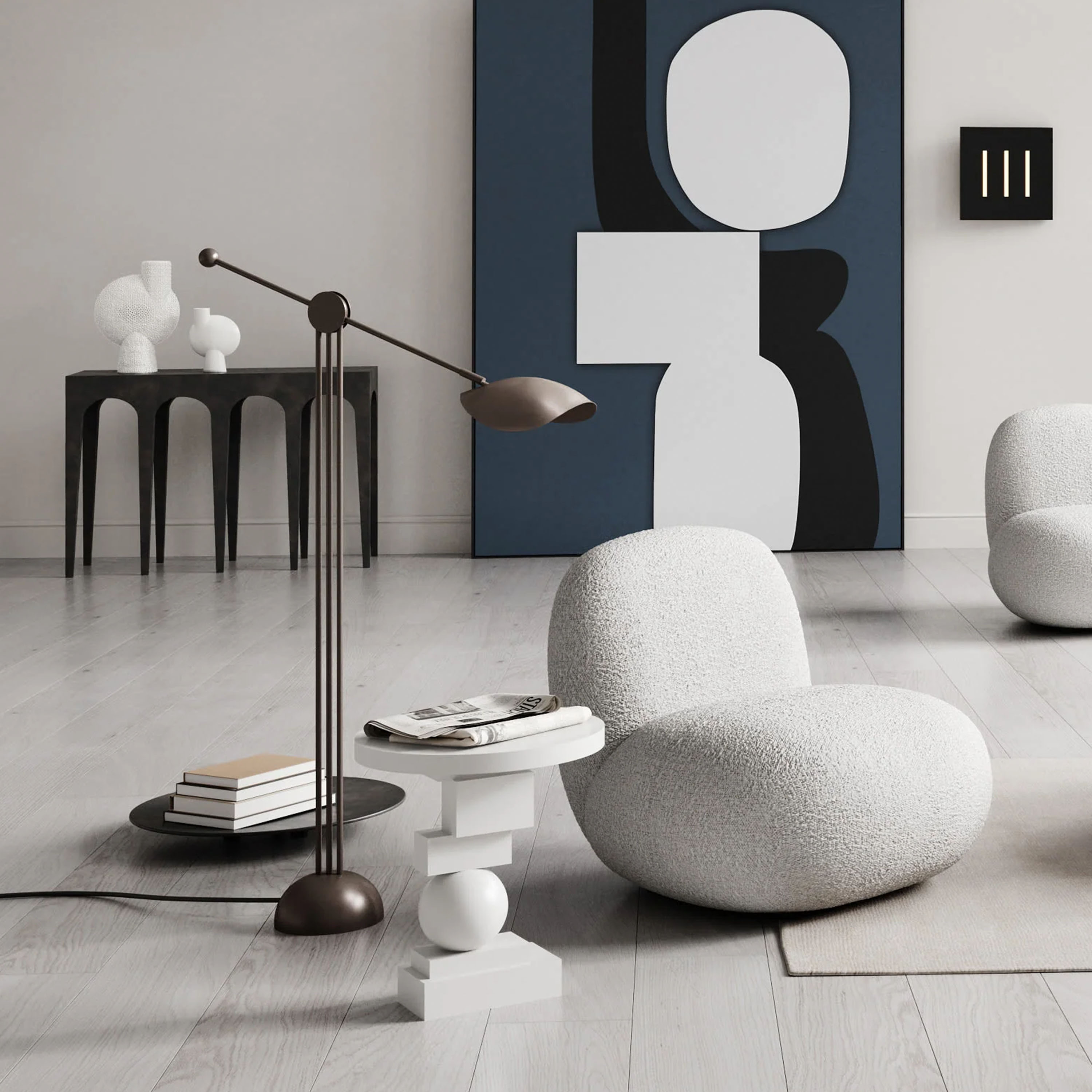 101 Copenhagen Stingray Gulvlampe Bronse