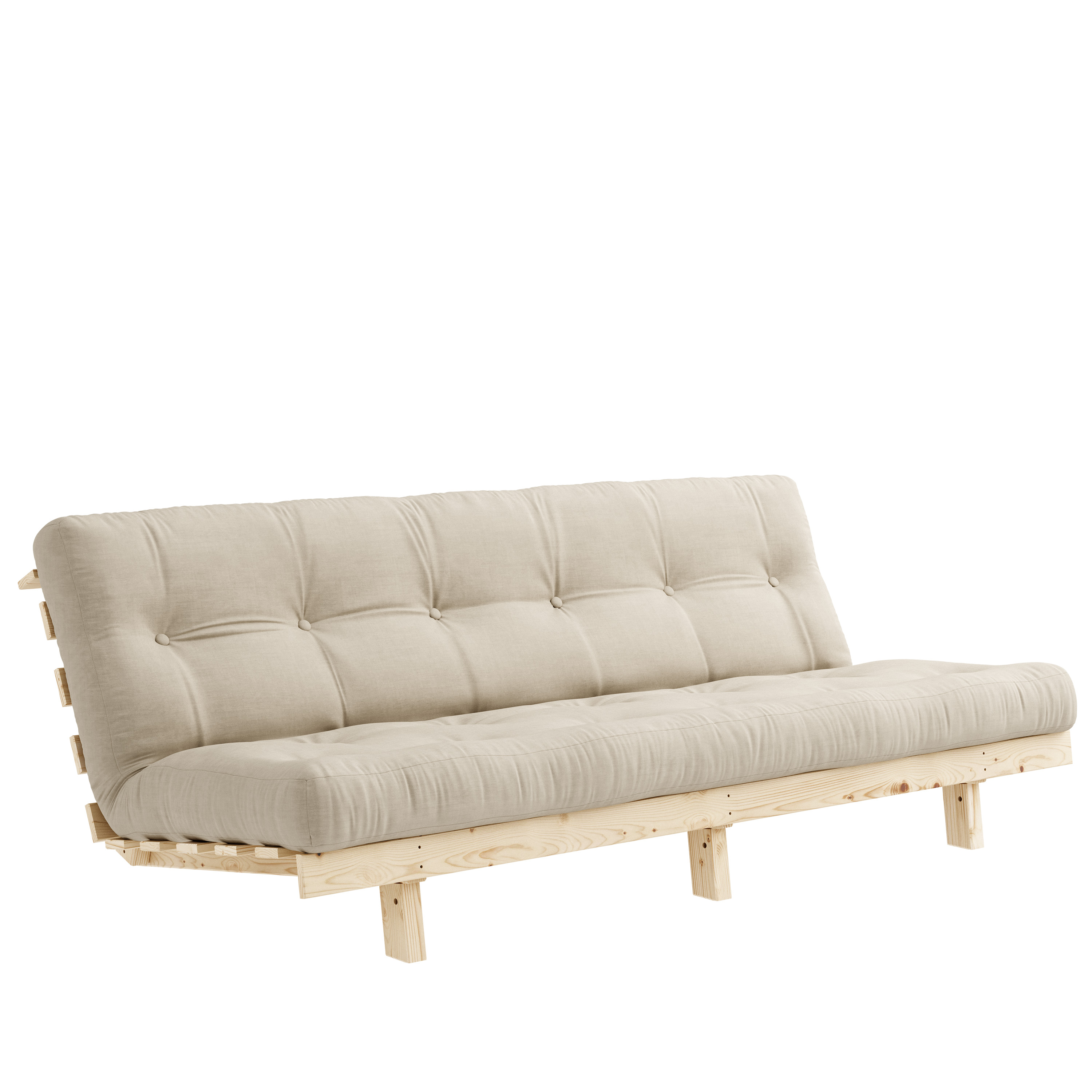 Lean Raw Schlafsofa Beige 130x200