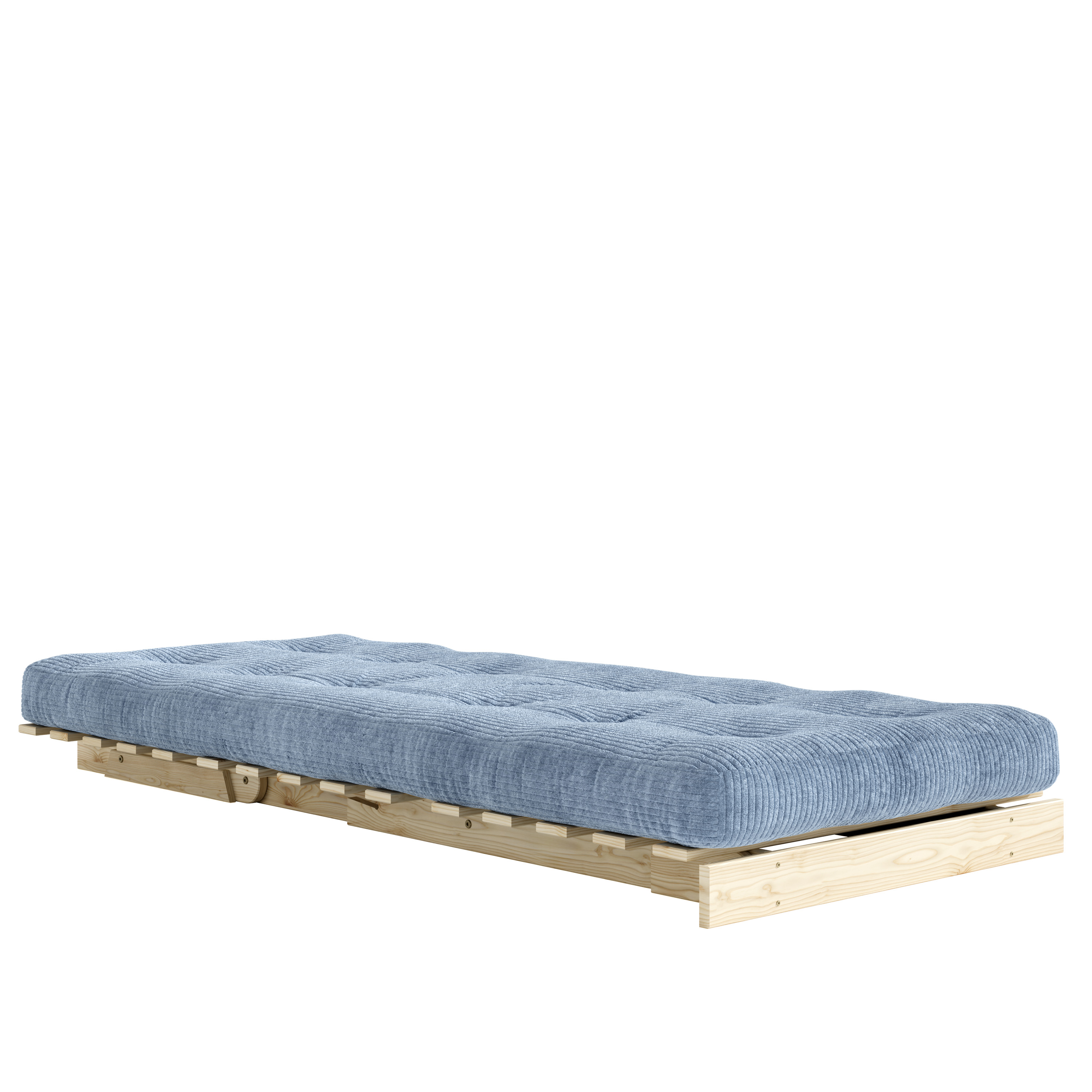 Karup Design Roots Sovesofa Raw/Hazy Blue 90cm
