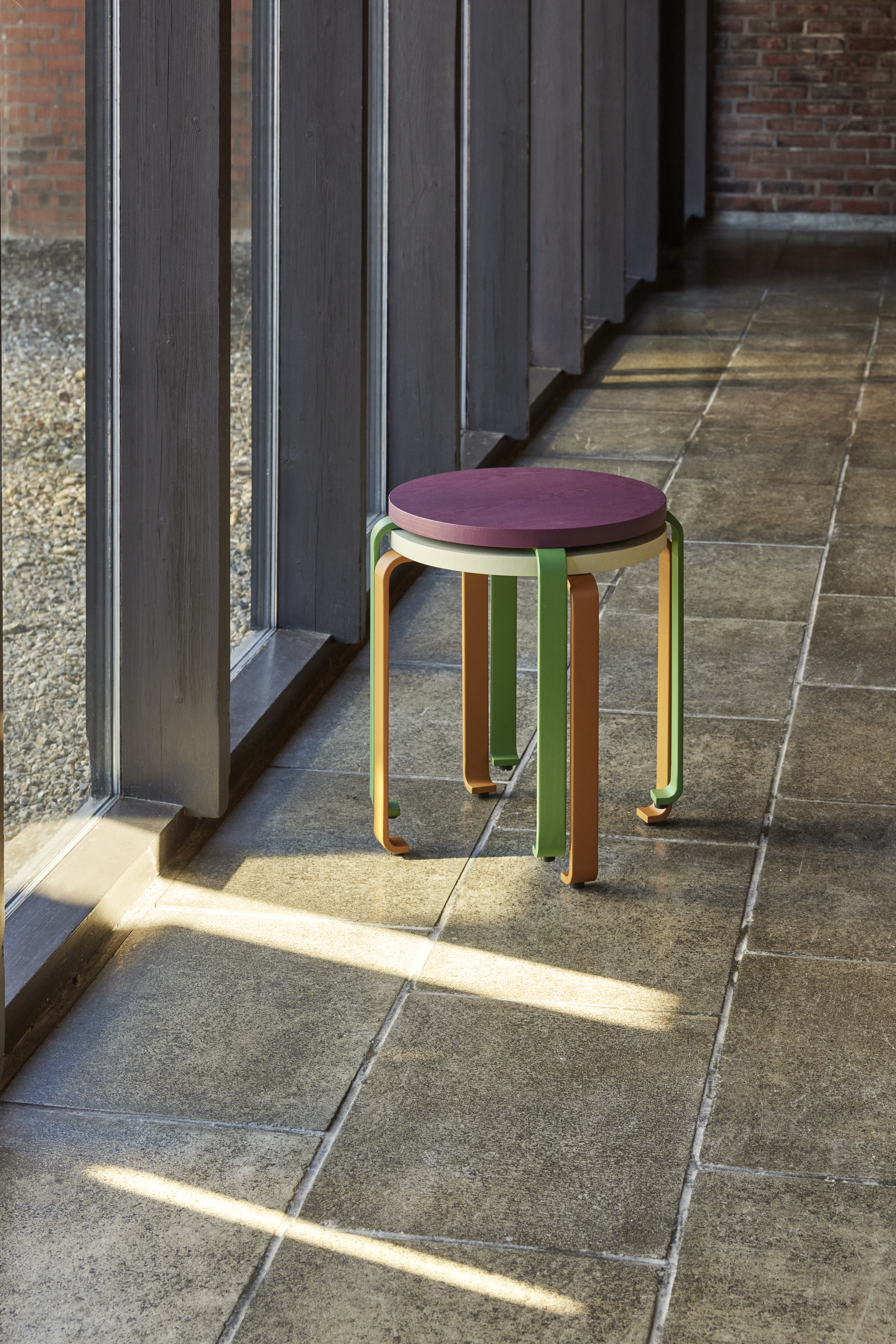 Hübsch Smile Pall Lila/Grön