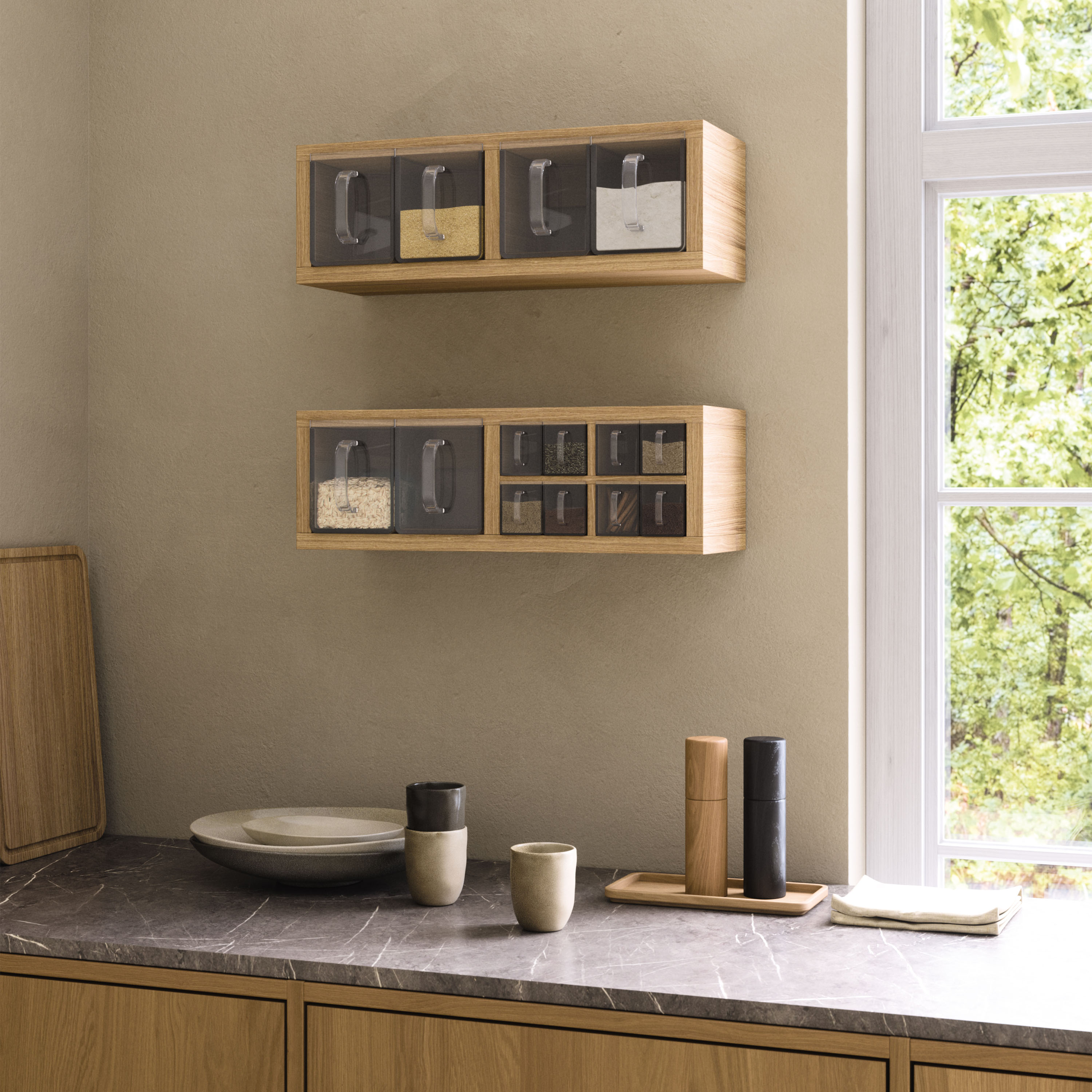 Andersen Furniture A-Organizer 2 Vägghylla 17x52