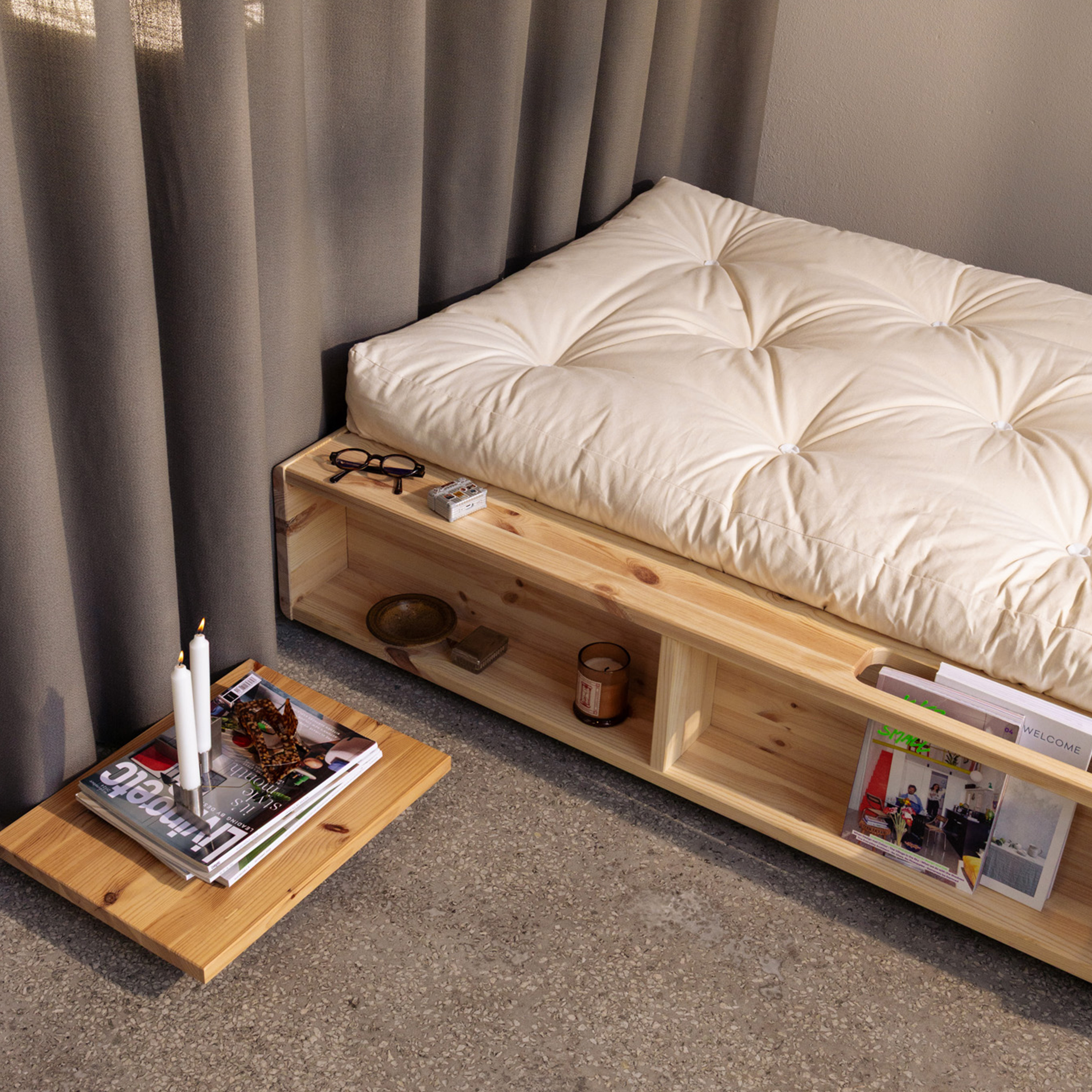 Karup Design Ziggy Sängram Clear Lacquered 90cm