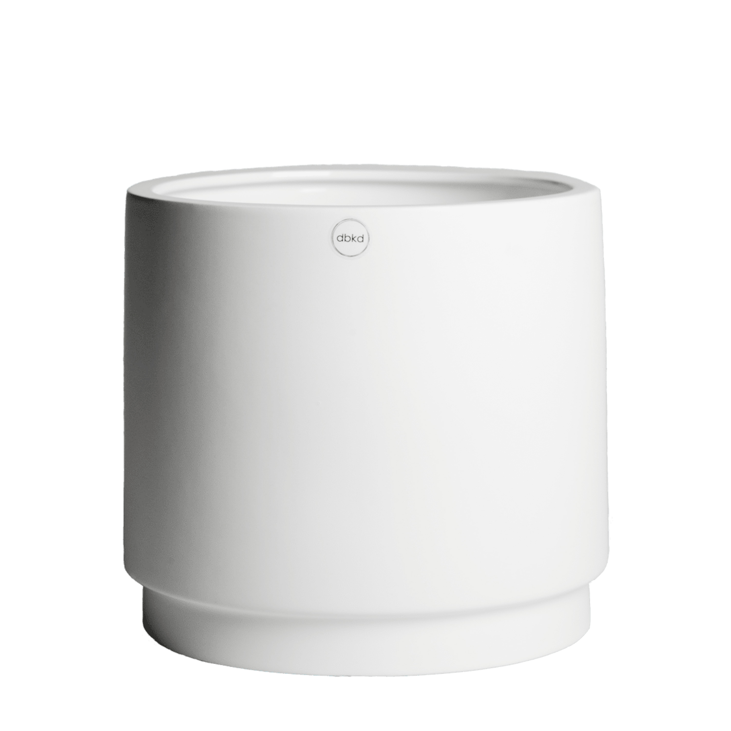 DBKD - Solid Blumentopf Weiß Groß - Töpfe