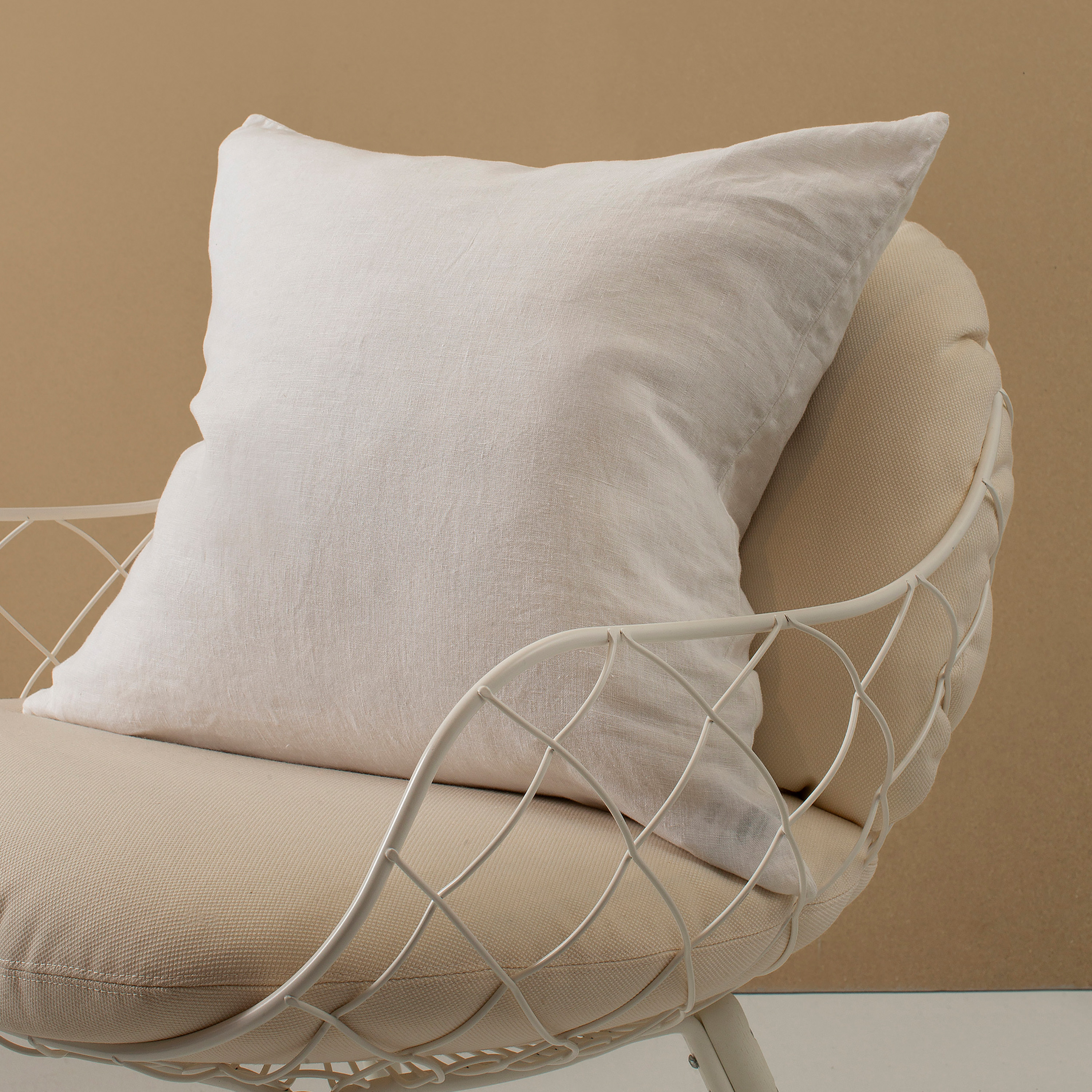 Himla Sunshine Kuddfodral Linne White 50x50