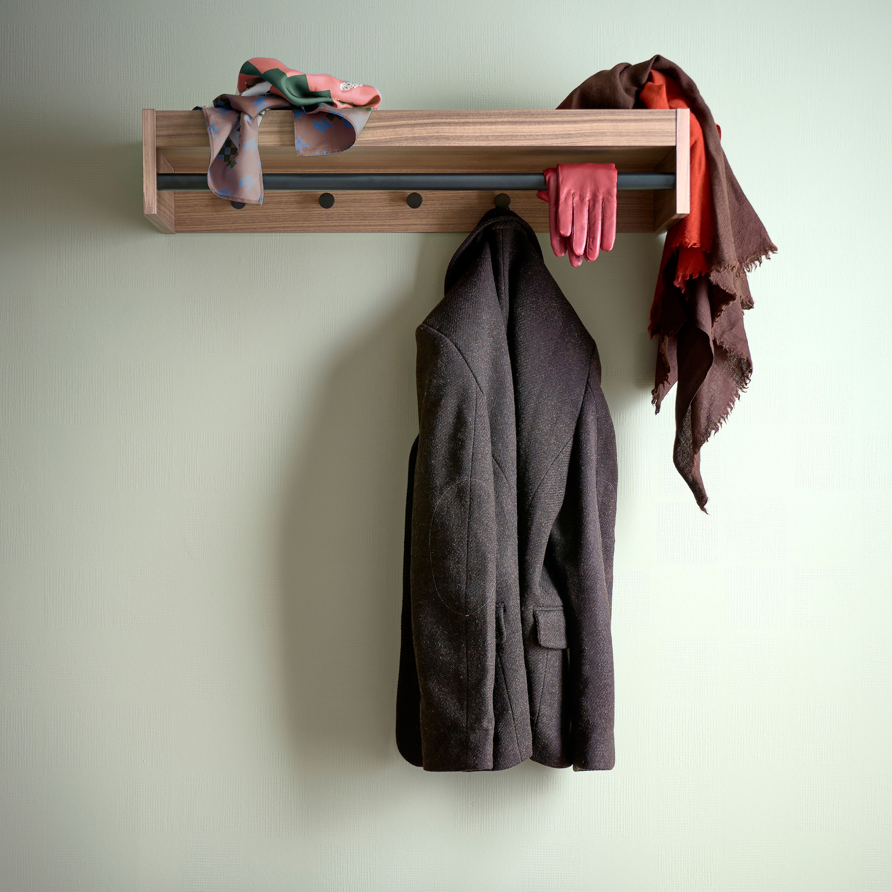 Maze Gentle Hutablage Walnuss