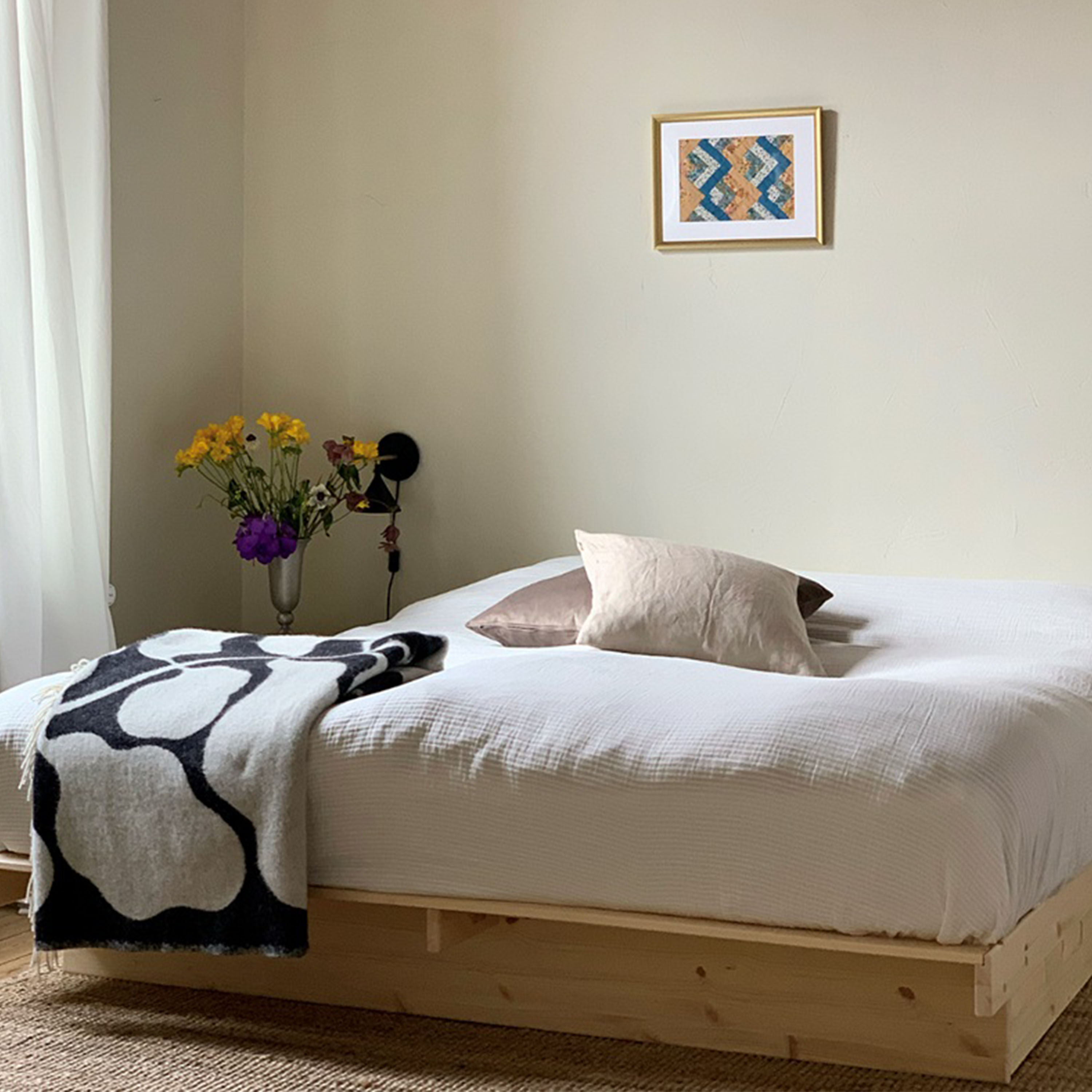 Karup Design Kanso Bed frame incl. 4 Drawers Raw 180cm
