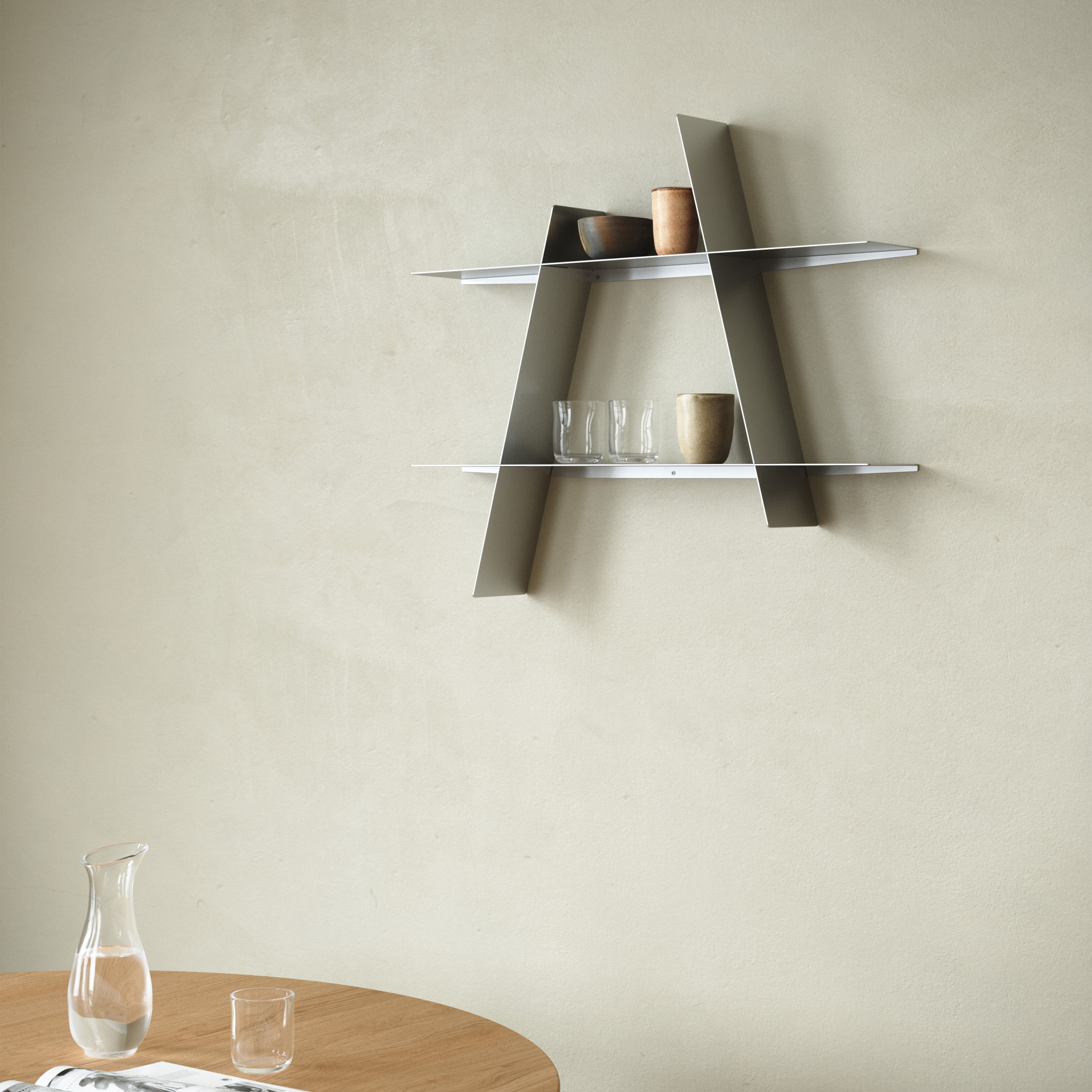 Andersen Furniture A-Shelf Seinä­hylly Hopea Large